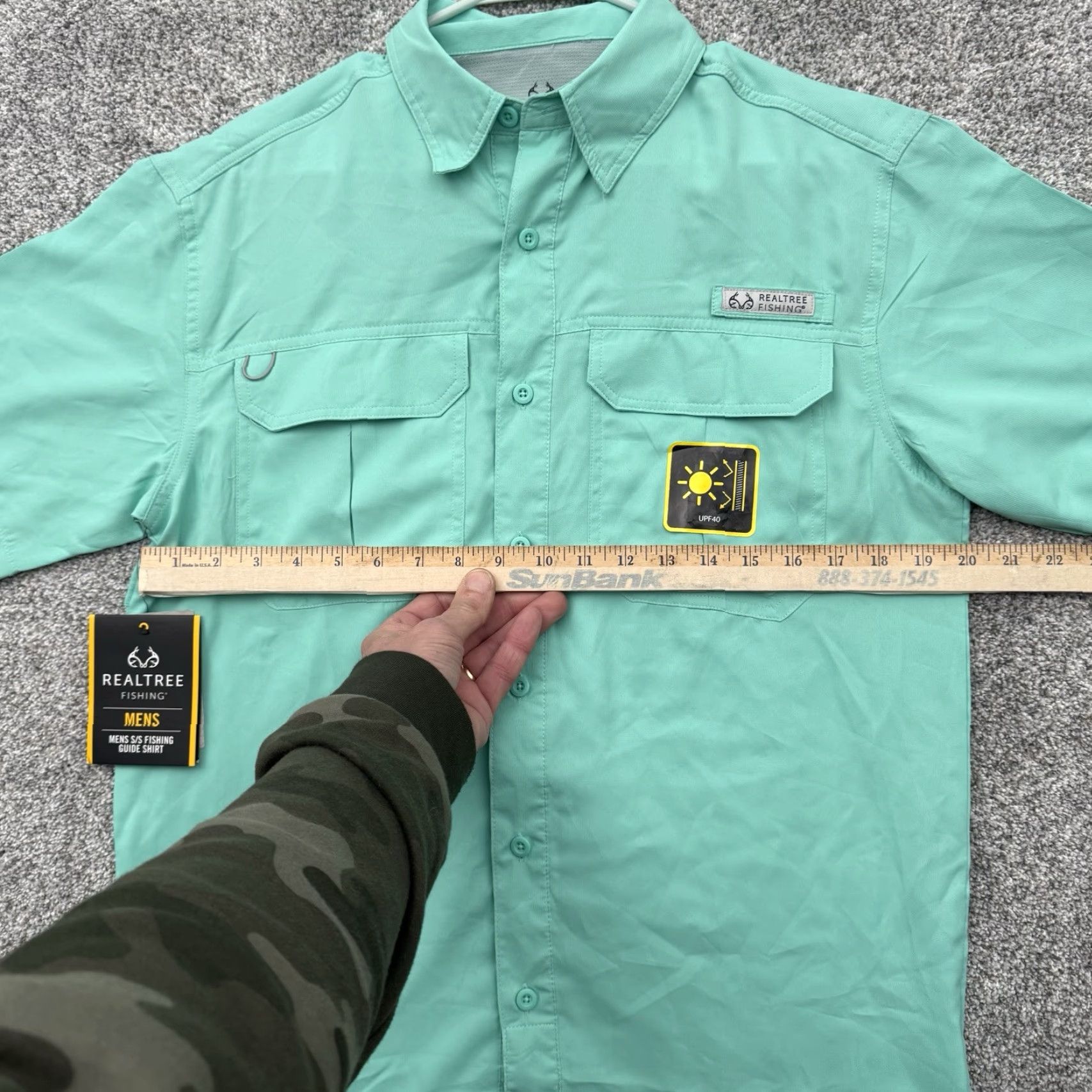 Realtree Realtree Fishing Shirt Mens Small Gorpcore Outdoor Hiking Camping Utility Vented Size US S / EU 44-46 / 1 - 5 Thumbnail