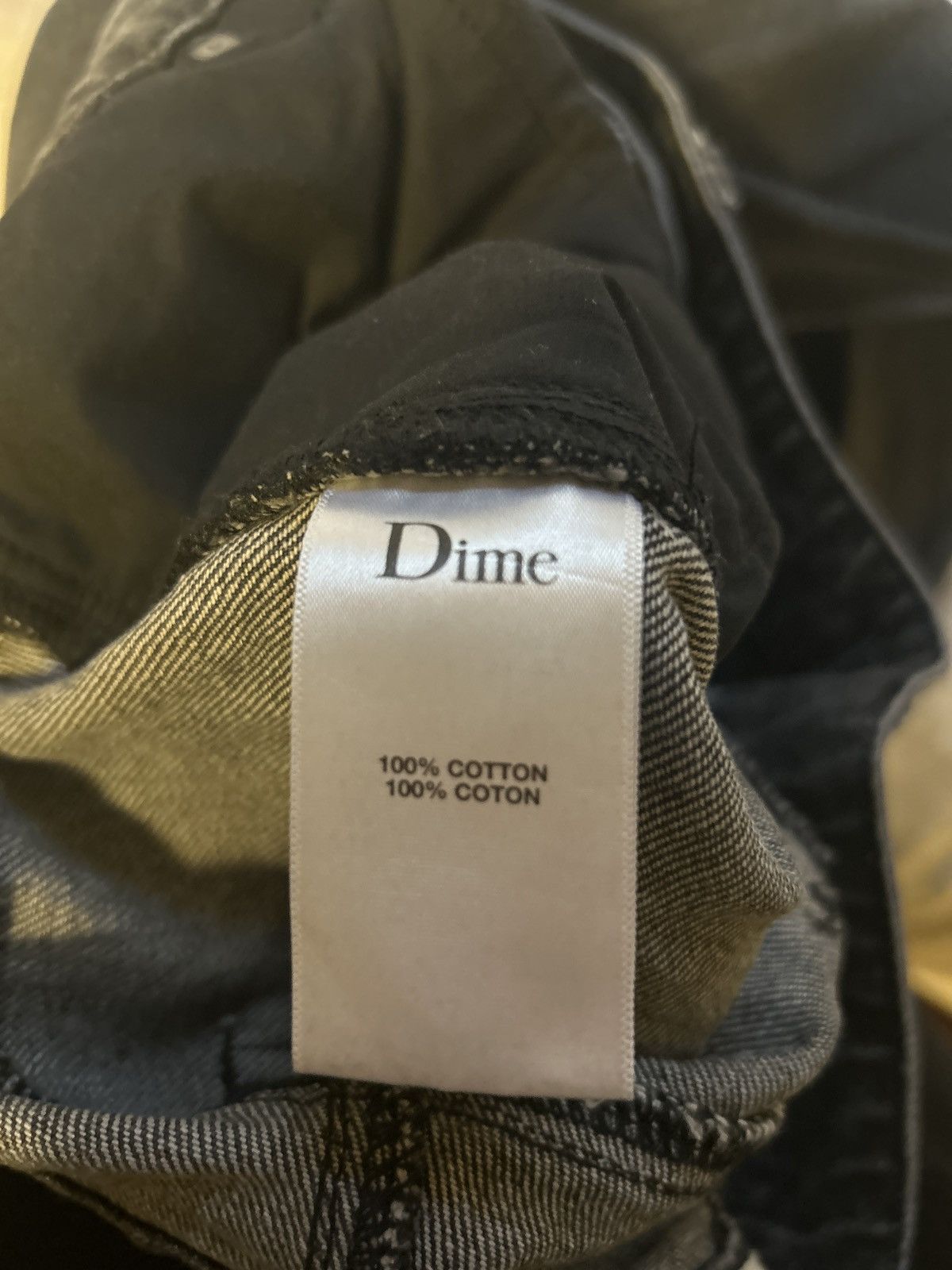 Dime Dime Cross Stitch Denim - Black Size US 30 / EU 46 - 7 Thumbnail