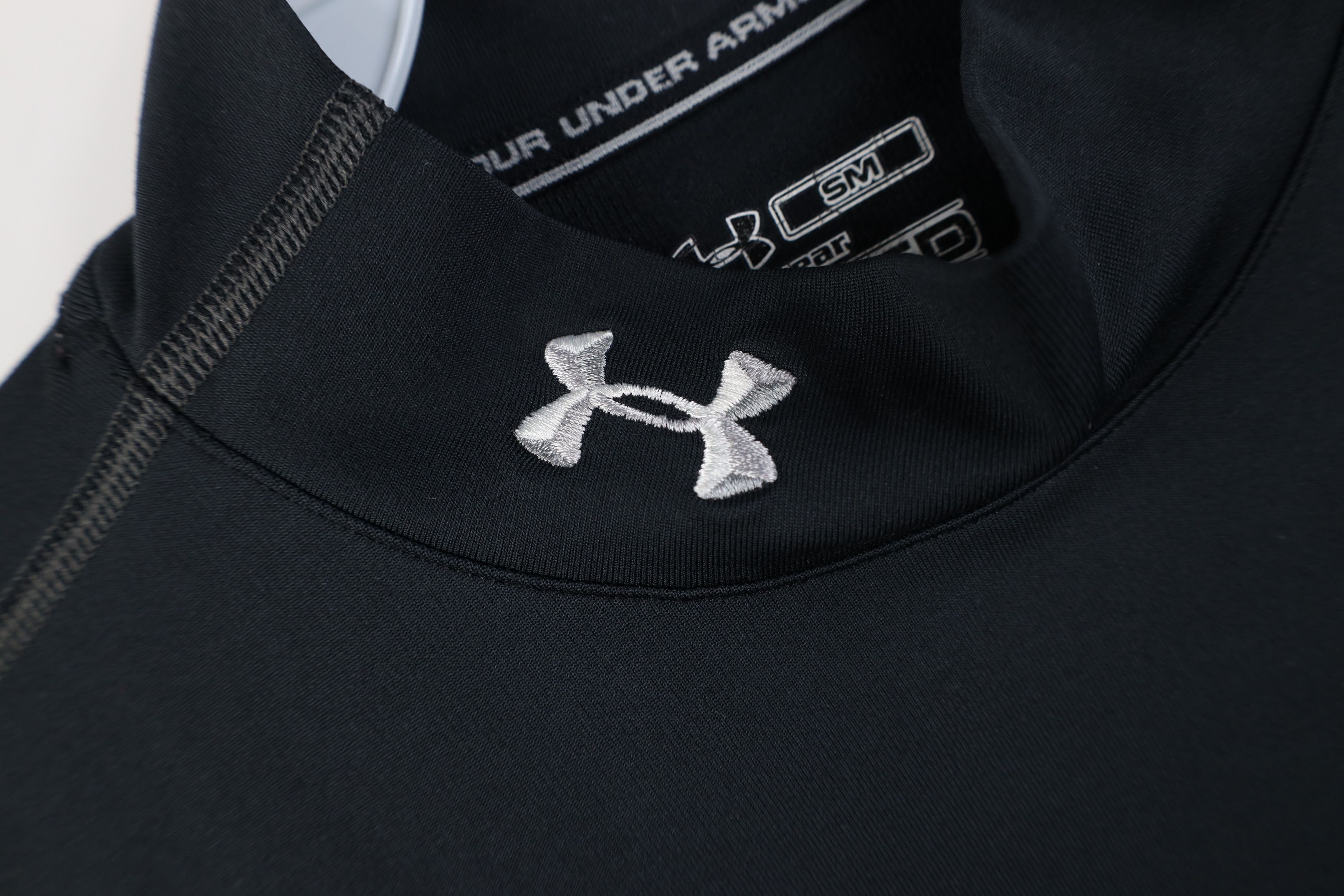 Under Armour Under Armour Fitted Compression Mock Neck T-Shirt Black Size US S / EU 44-46 / 1 - 4 Thumbnail