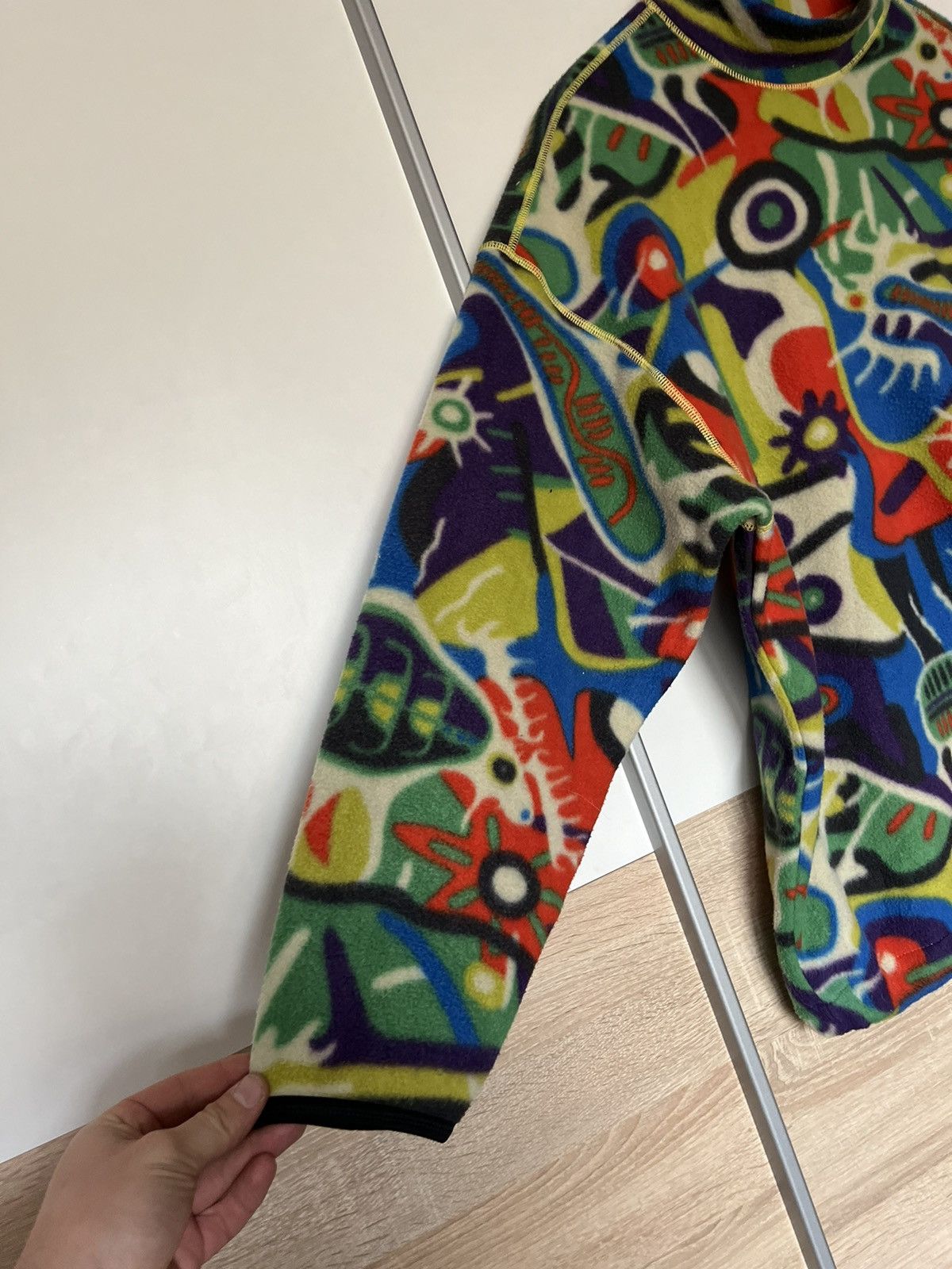 Japanese Brand × Vintage Vintage 90’s Abstract Polar Jacket Nordica Made In EU Unique Size US L / EU 52-54 / 3 - 3 Thumbnail