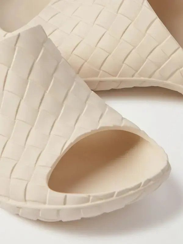 Bottega Veneta o1loc1c0125 741338 Beebee Slides in Ivory Size US 7 / EU 40 - 5 Thumbnail