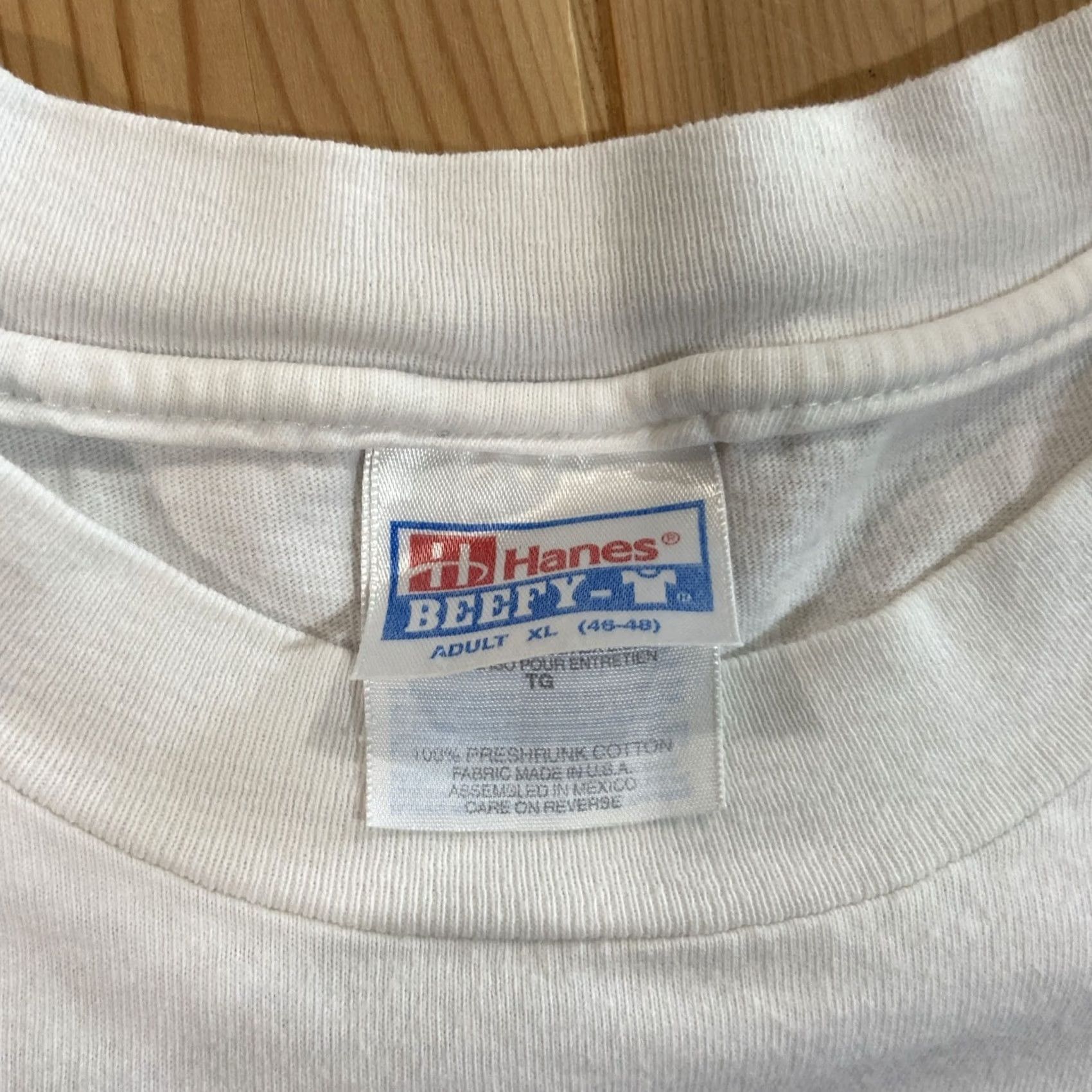 Gildan VINTAGE Mongoose Bike Logo BMX Mountain Bicycles Shirt XL White Graphic Tee Unisex 18997 Size US XL / EU 56 / 4 - 2 Thumbnail