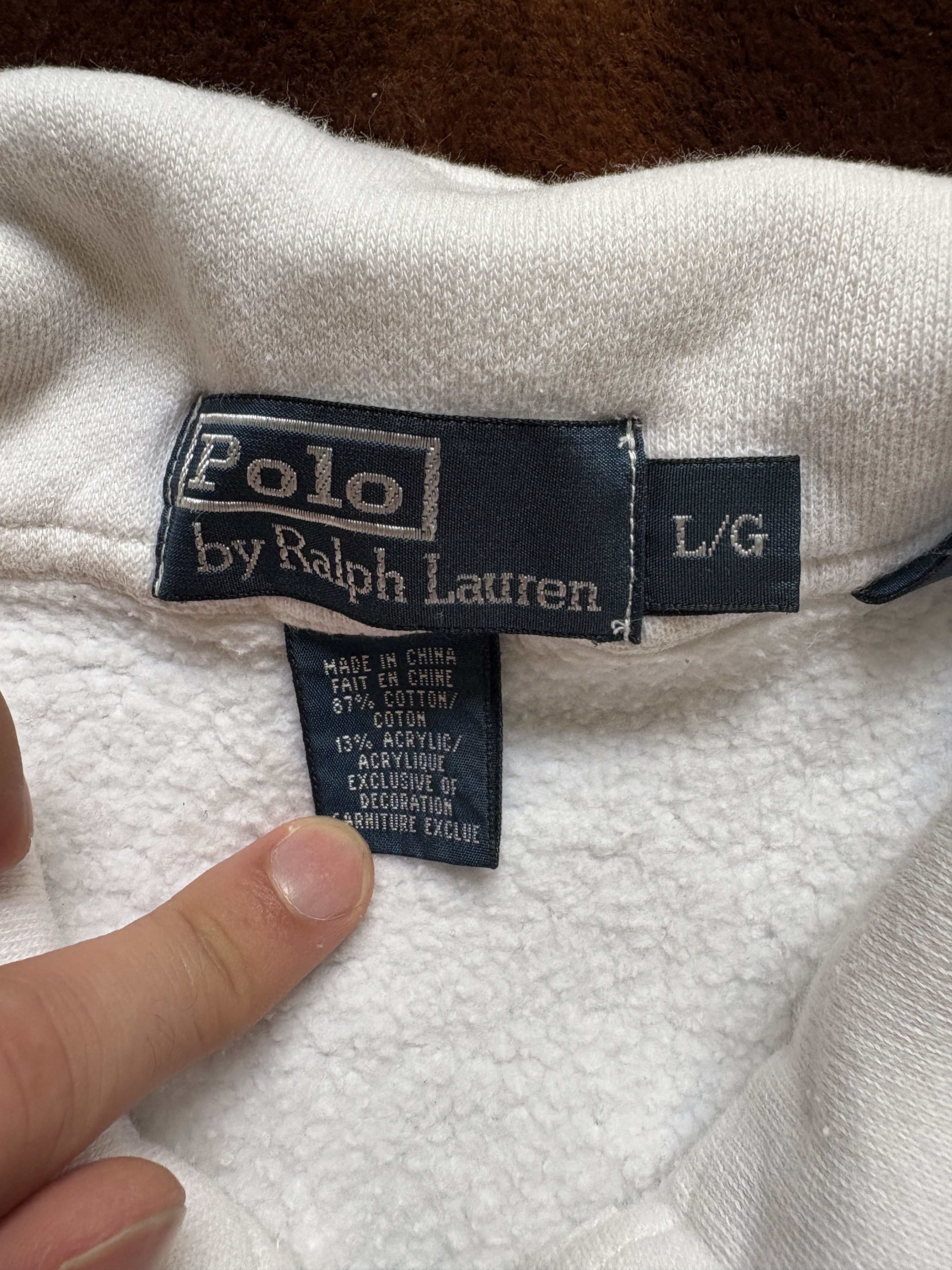 Polo Ralph Lauren Vintage 90s Polo Wimbledon Quarterzip Size US L / EU 52-54 / 3 - 2 Thumbnail