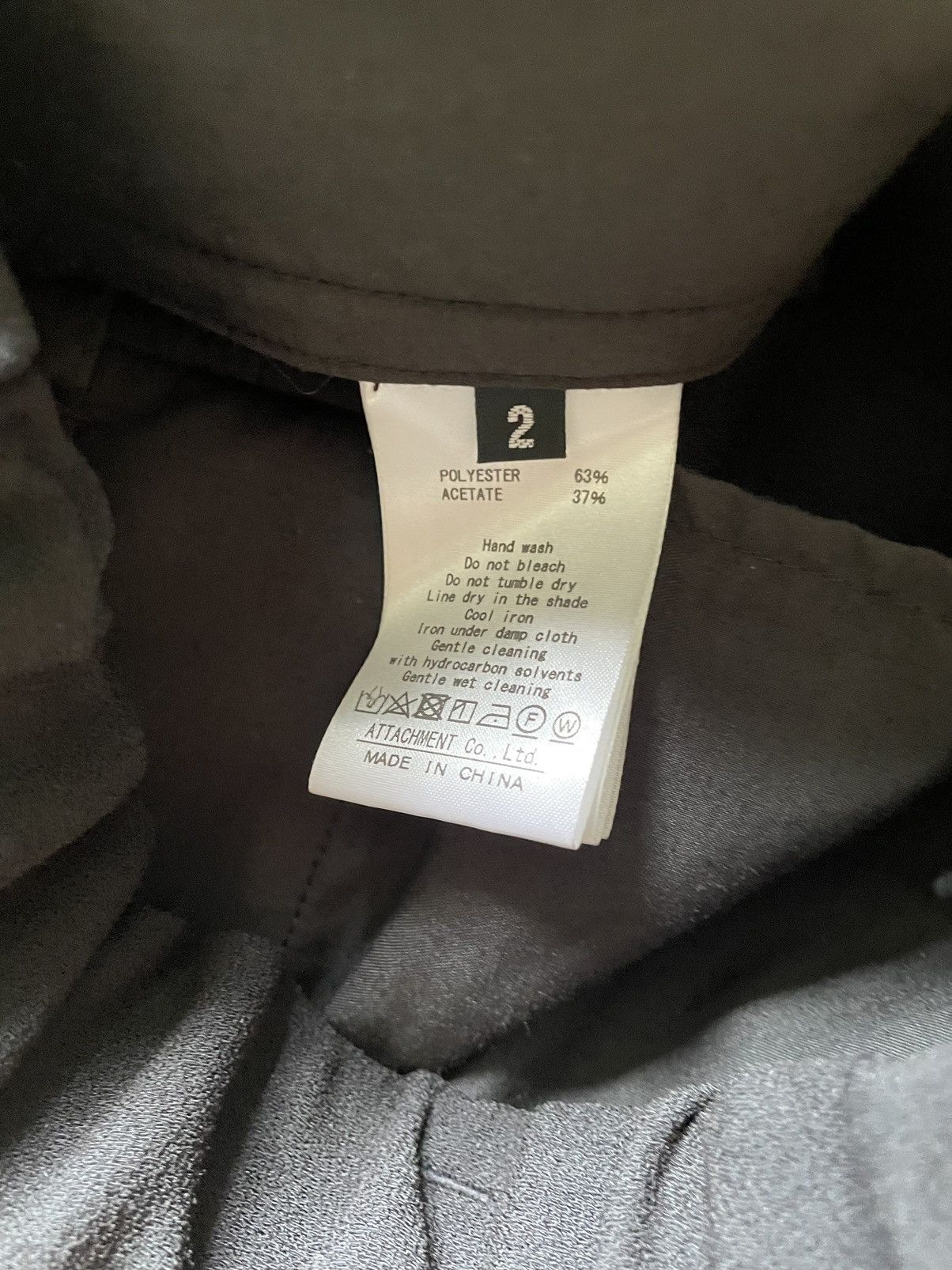 Attachment Men’s 🇯🇵 ATTACHMENT PE/AC AMUNZEN EASY TROUSERS Sz 2 Size US 30 / EU 46 - 7 Thumbnail