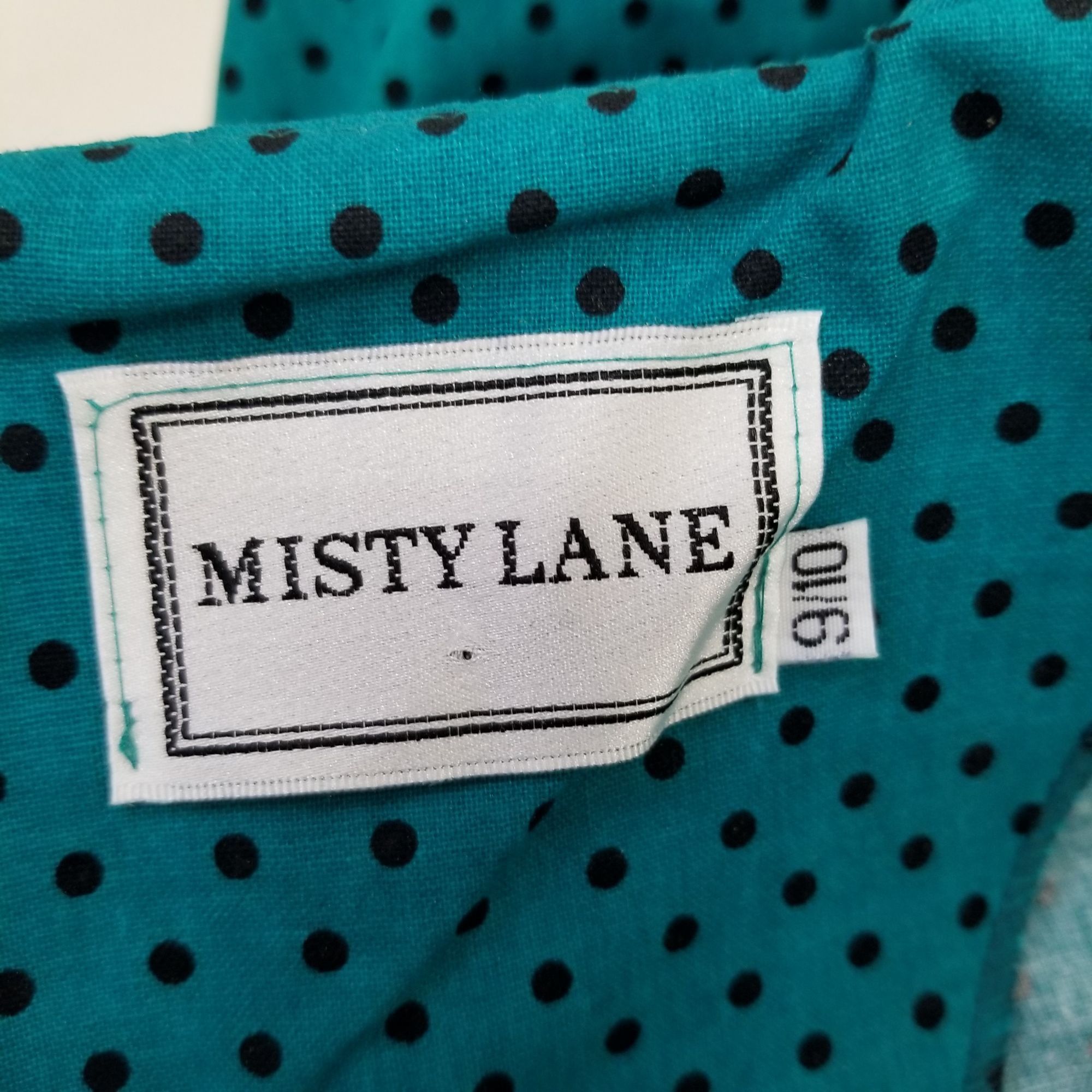 Other Misty Lane 9 10 Sailor Dress Green Black Polka Dot Vintage C Size L / US 10 / IT 46 - 3 Thumbnail