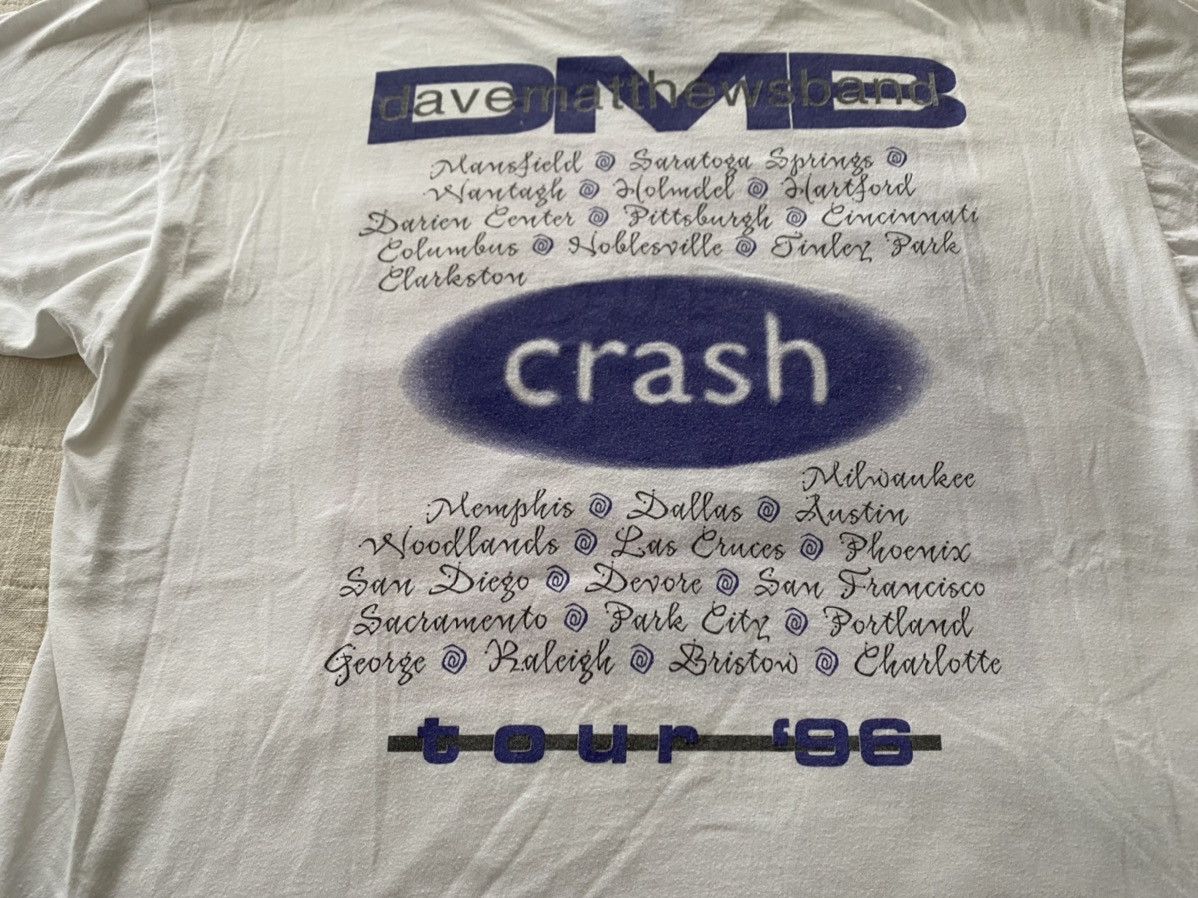 Band Tees 1996 Dave Matthews Band (crash) Tshirt Size US XL / EU 56 / 4 - 4 Thumbnail