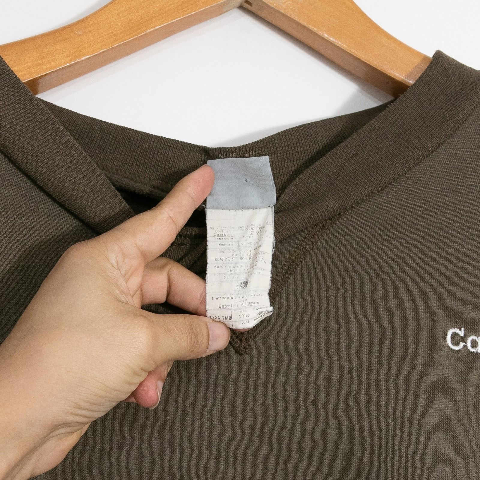 Carhartt Vintage 90s Carhartt Sunfaded Crewneck Sweatshirt Mens 2XL - Size US XXL / EU 58 / 5 - 9 Thumbnail