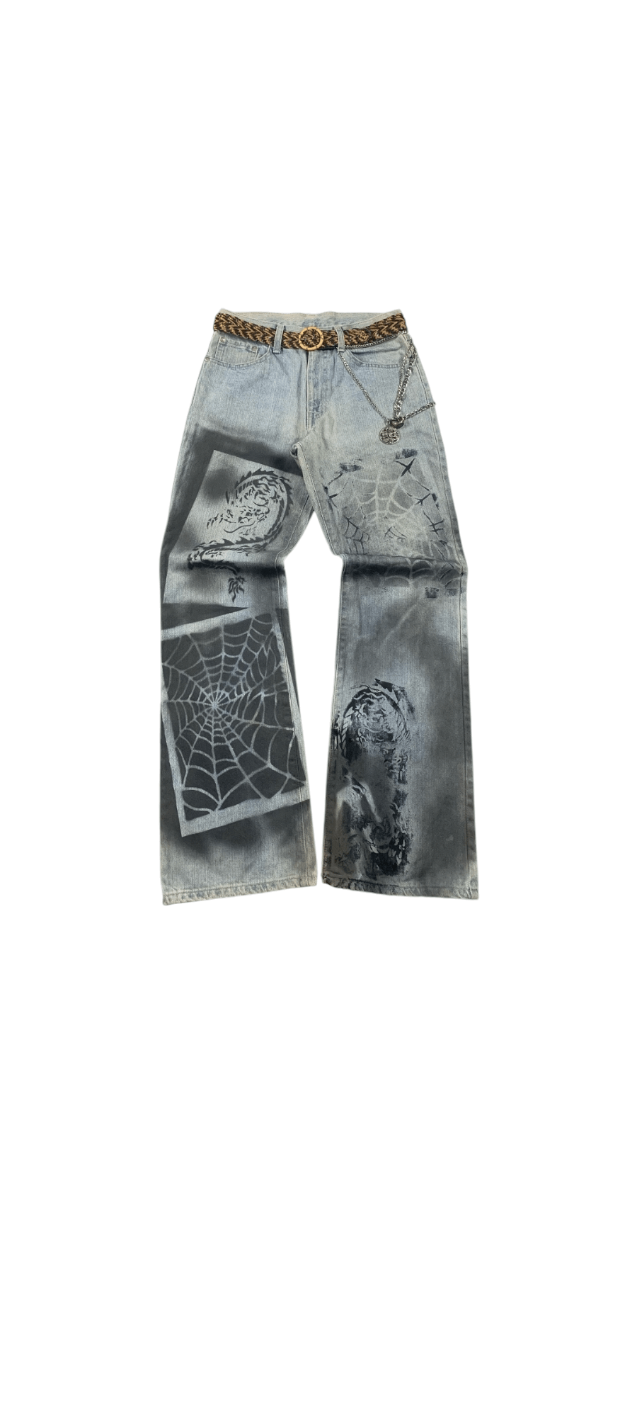 Beauty Beast × Hysteric Glamour × Japanese Brand Japanese rework retro punk jeans bootcut Size US 31 - 1 Thumbnail