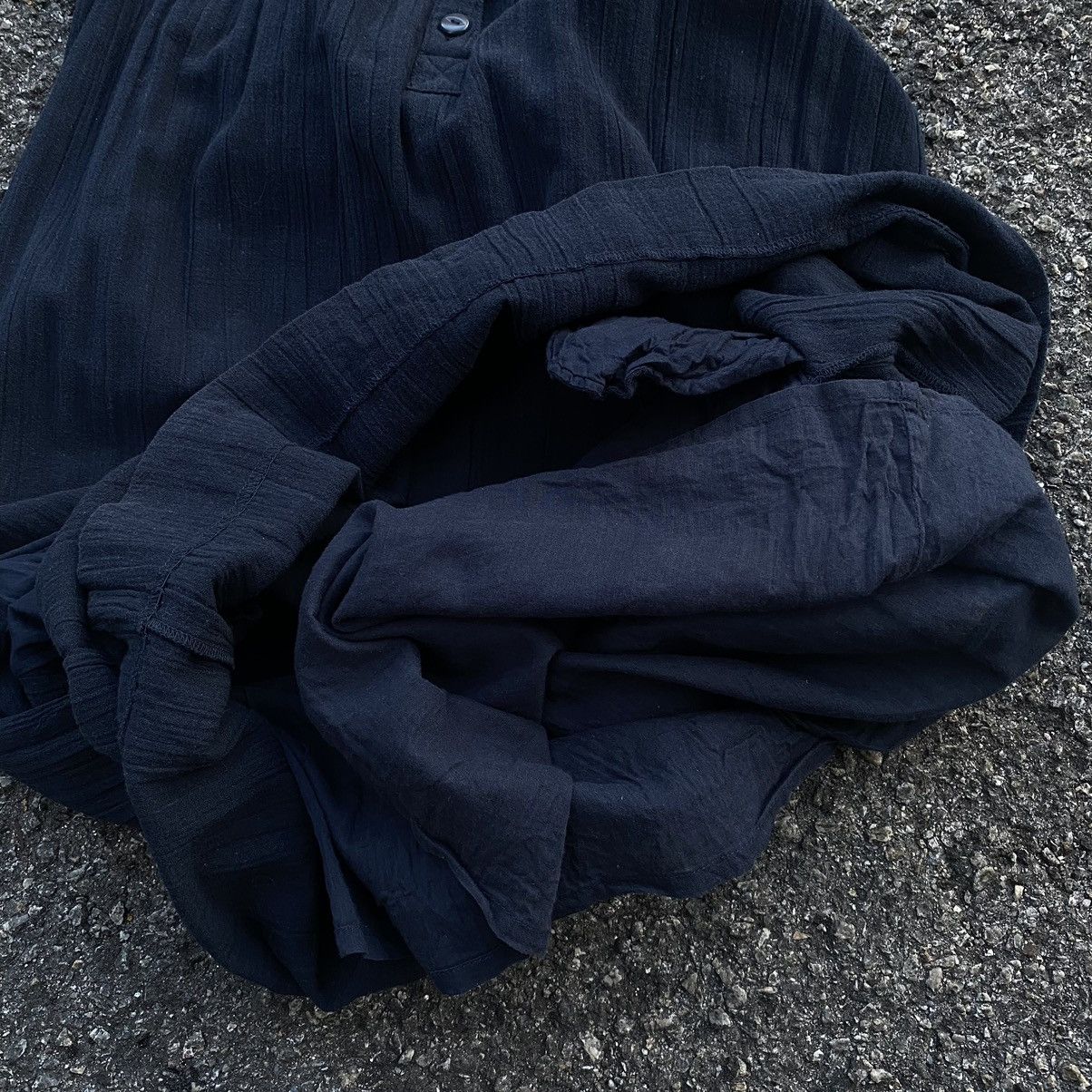 APC Vintage Dark Blue Midi Dress