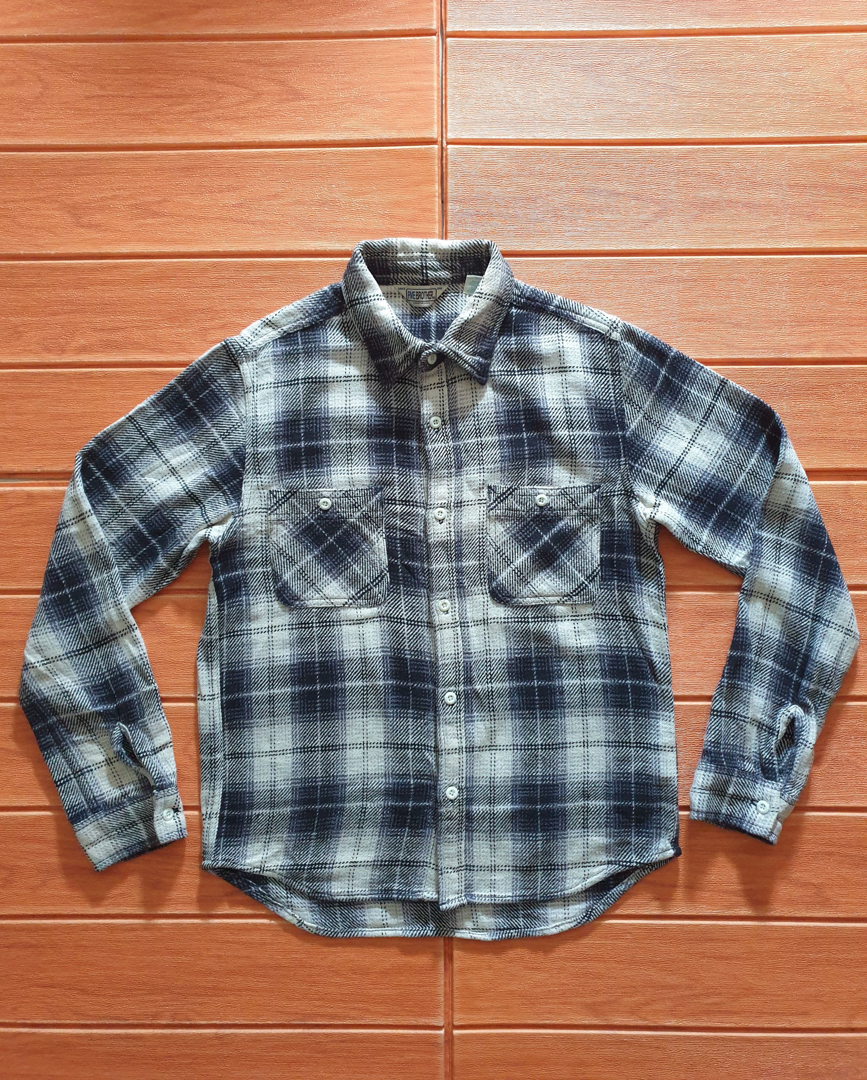 FiveBrother 💥Vintage five brother checkered shirt Size US M / EU 48-50 / 2 - 1 Thumbnail