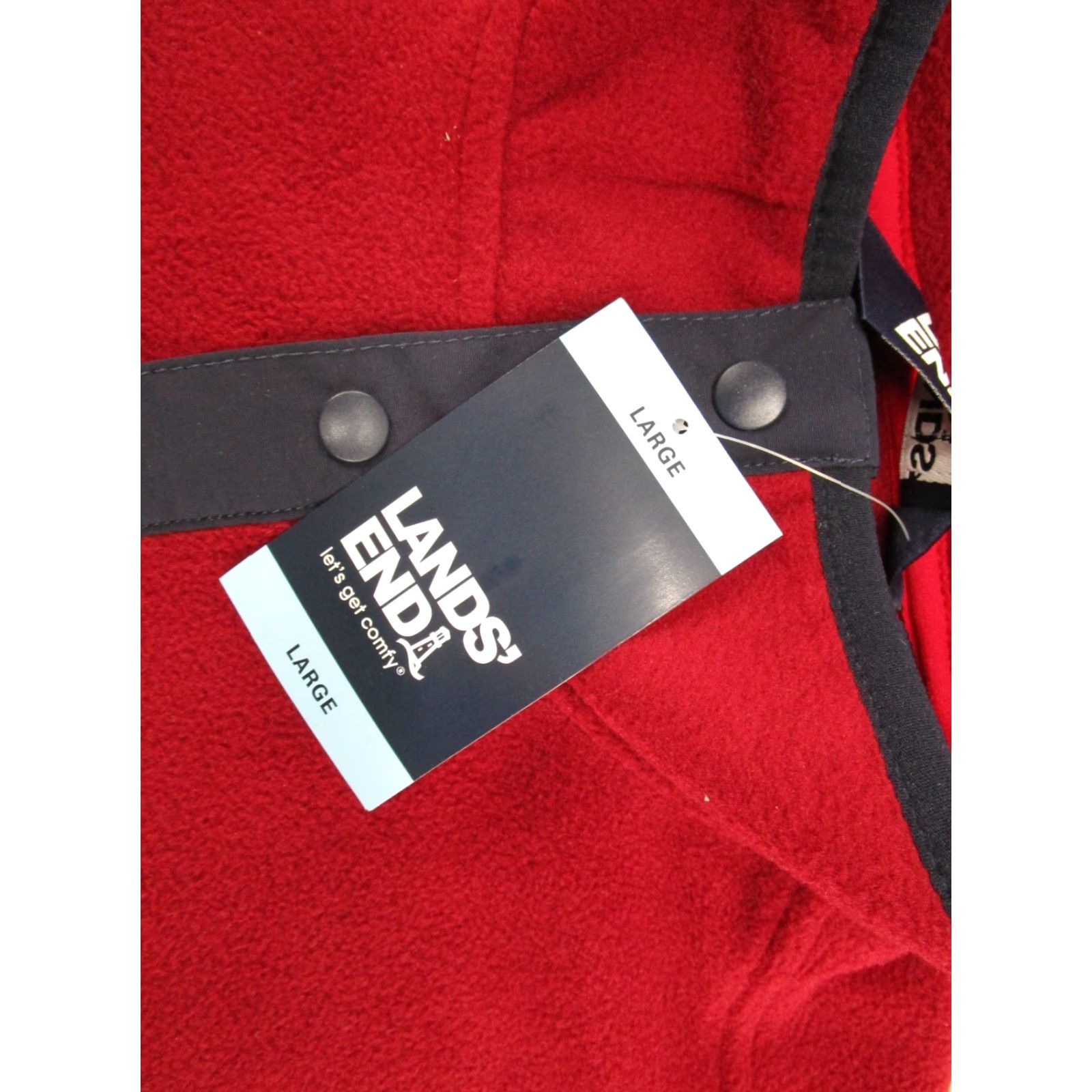 Lands' End Lands' End Fleece Pullover Jacket Men’s Size L Colorblock 1/4 Snap New Size US L / EU 52-54 / 3 - 2 Thumbnail