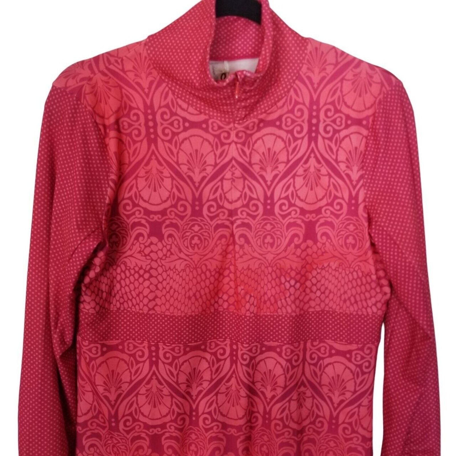 Prana Prana Womens Tatiana Dress Size M Floral Stretch Mock Neck Size M / US 6-8 / IT 42-44 - 2 Thumbnail