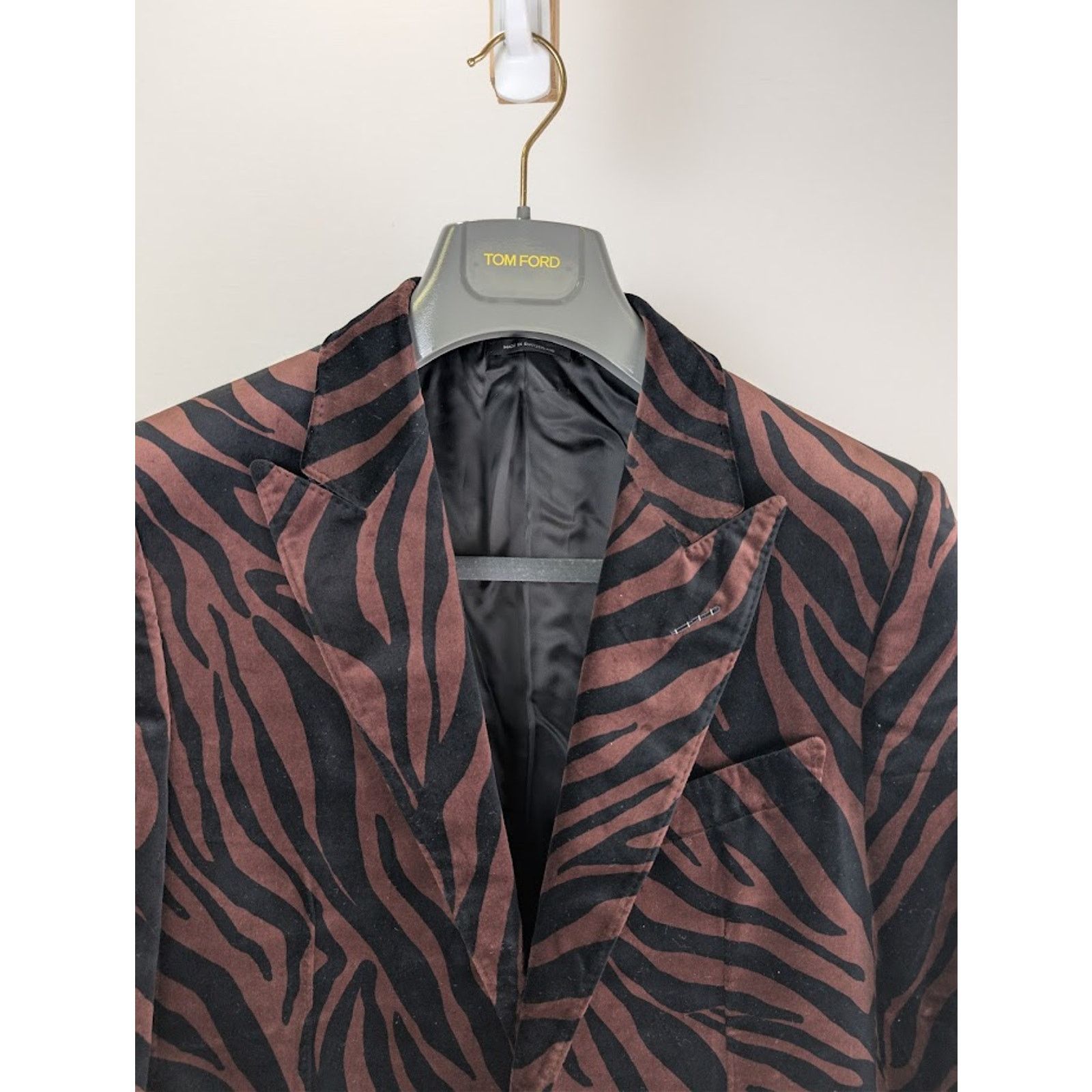 Tom Ford o1rshd1 Blazer Jacket in Black/Brown Size US XL / EU 56 / 4 - 6 Thumbnail