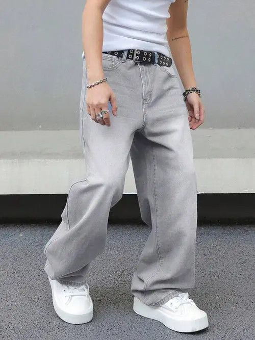 Jean Washed Y2k Denim Jeans Skate fit Baggy Size US 36 / EU 52 - 4 Thumbnail