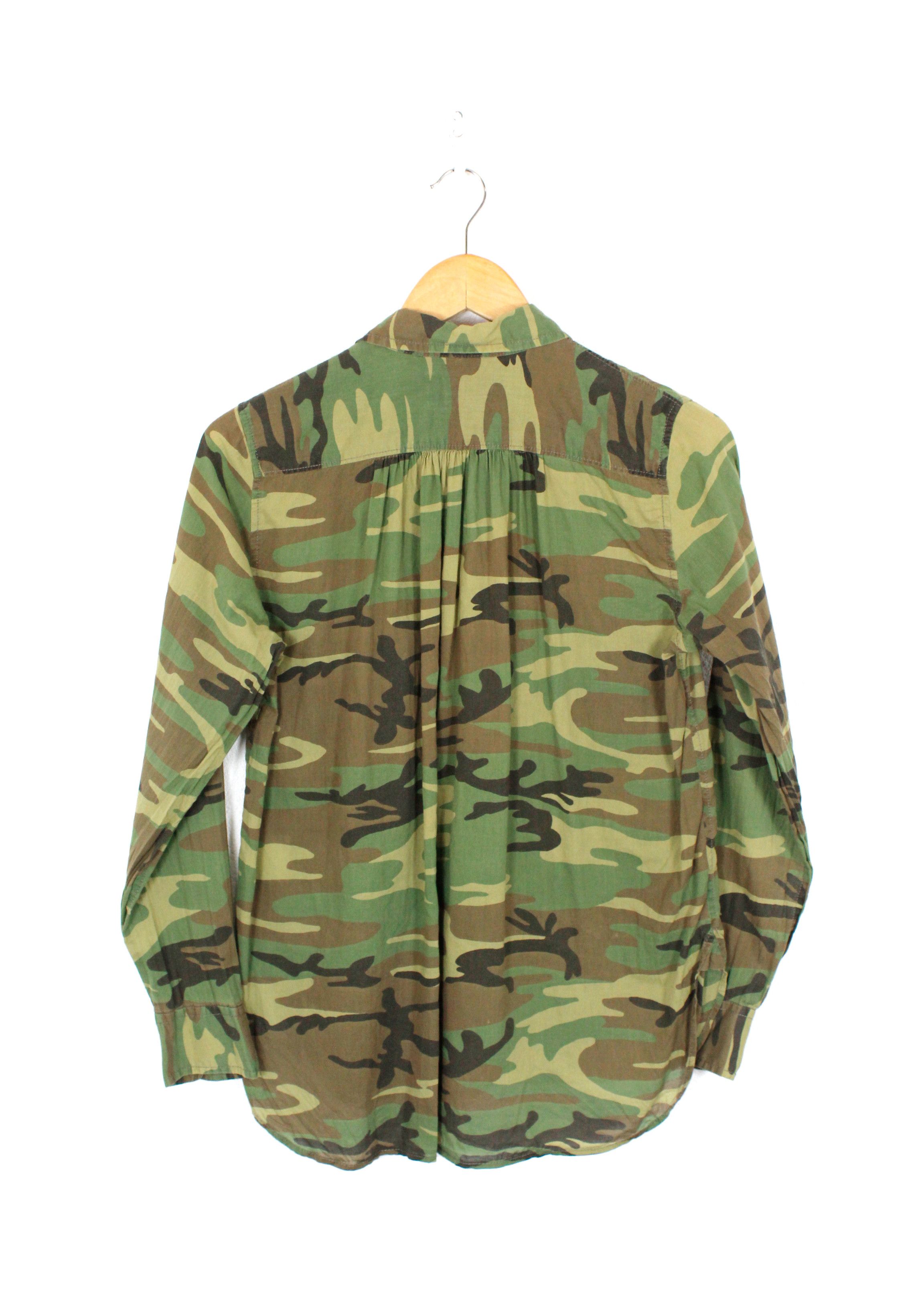 Denim & Supply Ralph Lauren × Polo Ralph Lauren Denim Supply Ralph Lauren Camo Printed Military Shirt Size S / US 4 / IT 40 - 5 Thumbnail