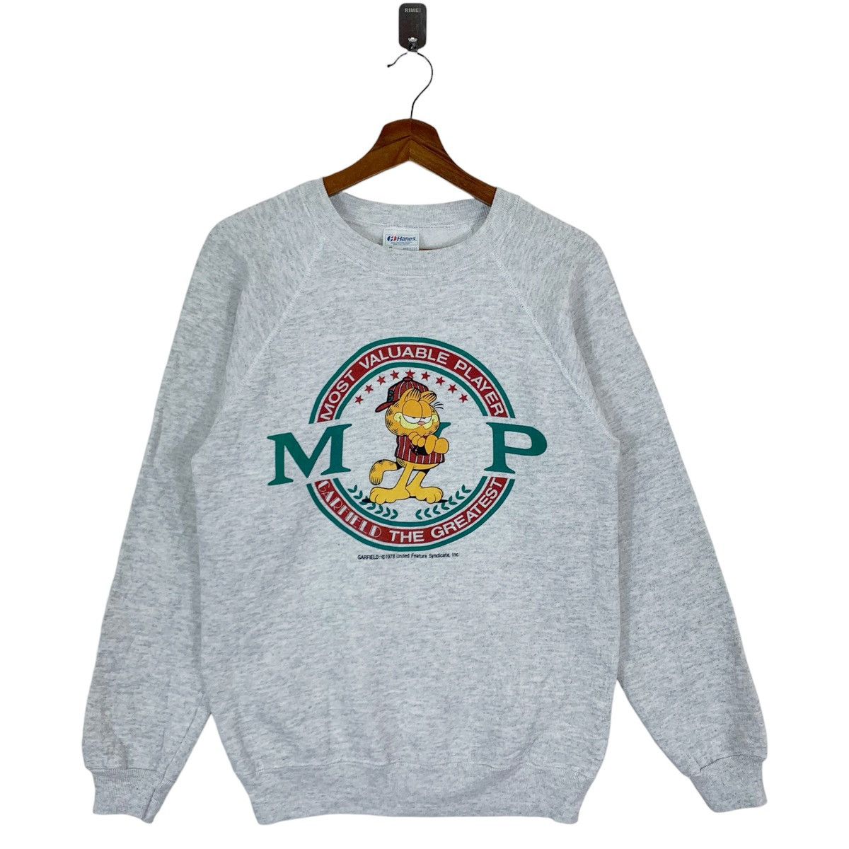 NBA × Vintage VINTAGE 90s GARFIELD CARTOON PULLOVER CREWNECK Size US M / EU 48-50 / 2 - 1 Thumbnail