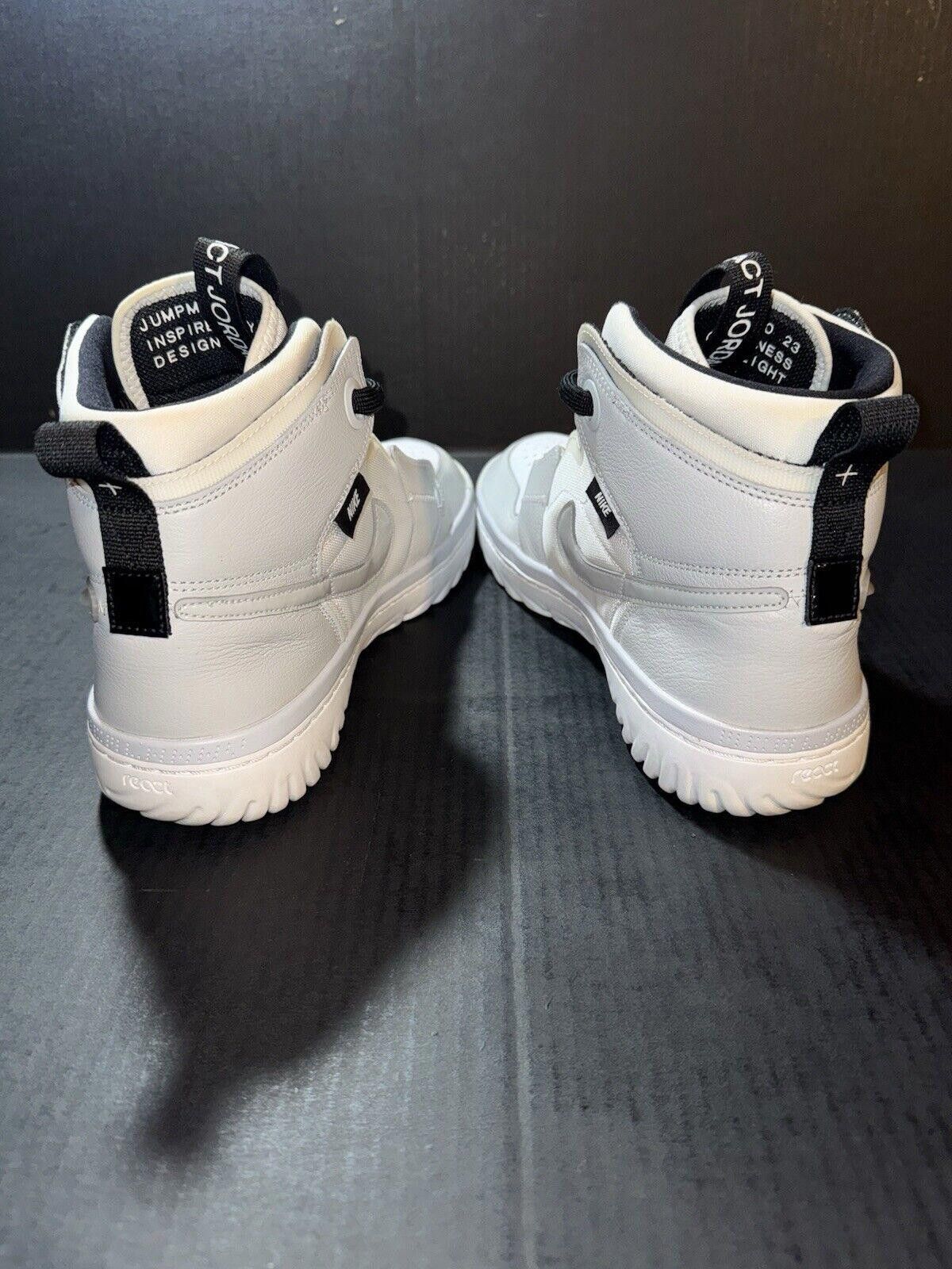 Jordan Brand Nike Air Jordan 1 React High Grey Fog AR5321-100 - Size 9.5 Size US 9.5 / EU 42-43 - 6 Thumbnail