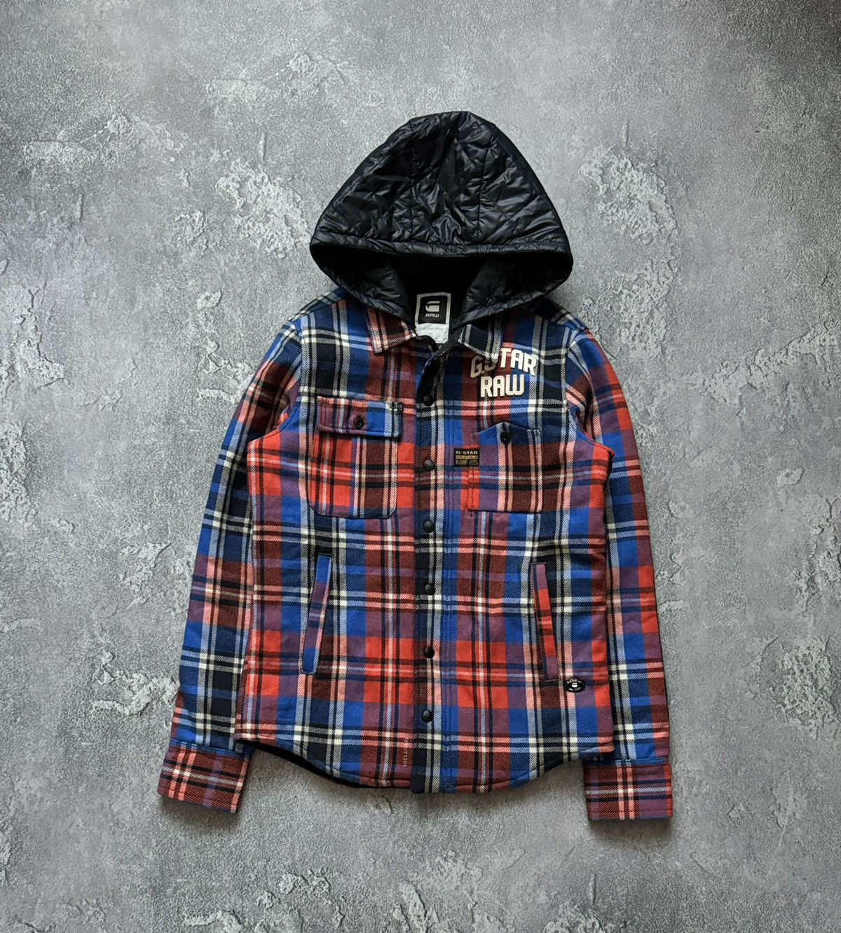G-Star G star raw M forest hdd quiltd overshirt jacket shirt L/S Size US M / EU 48-50 / 2 - 5 Thumbnail
