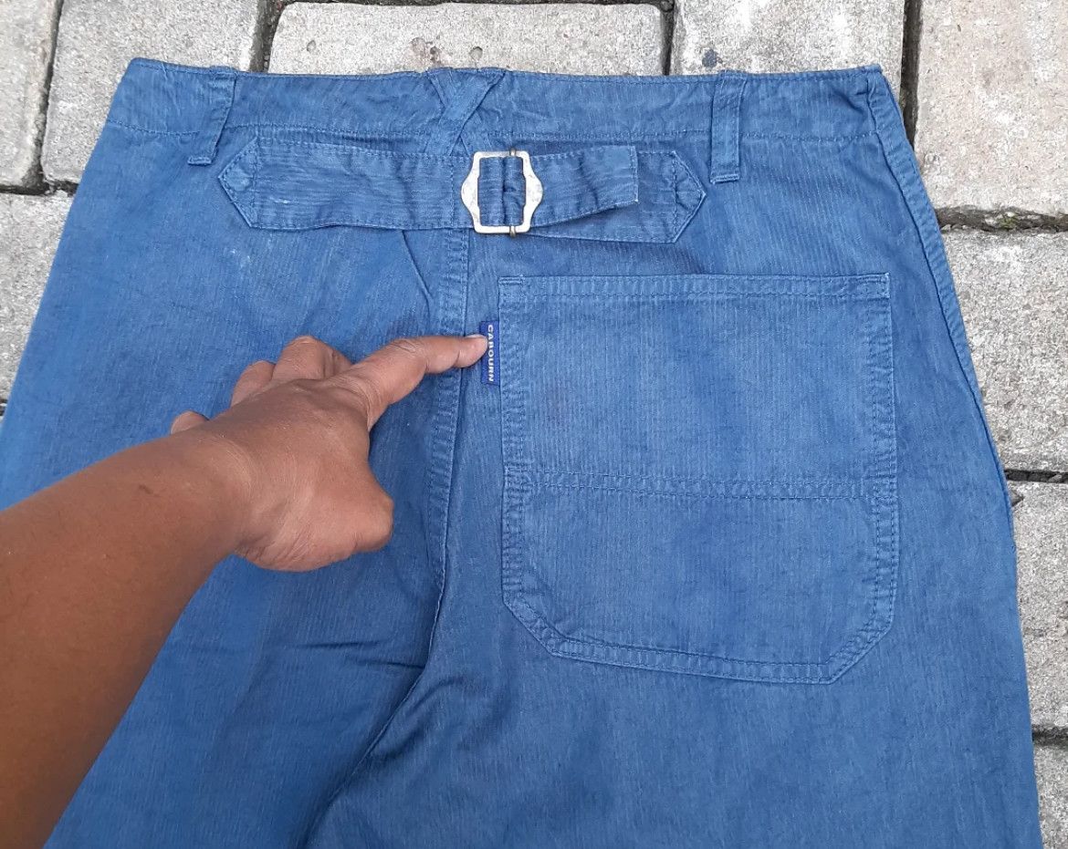 Nigel Cabourn 2000s Nigel Cabourn Buckle Back Herringbone Wide y2k Size US 28 / EU 44 - 4 Thumbnail