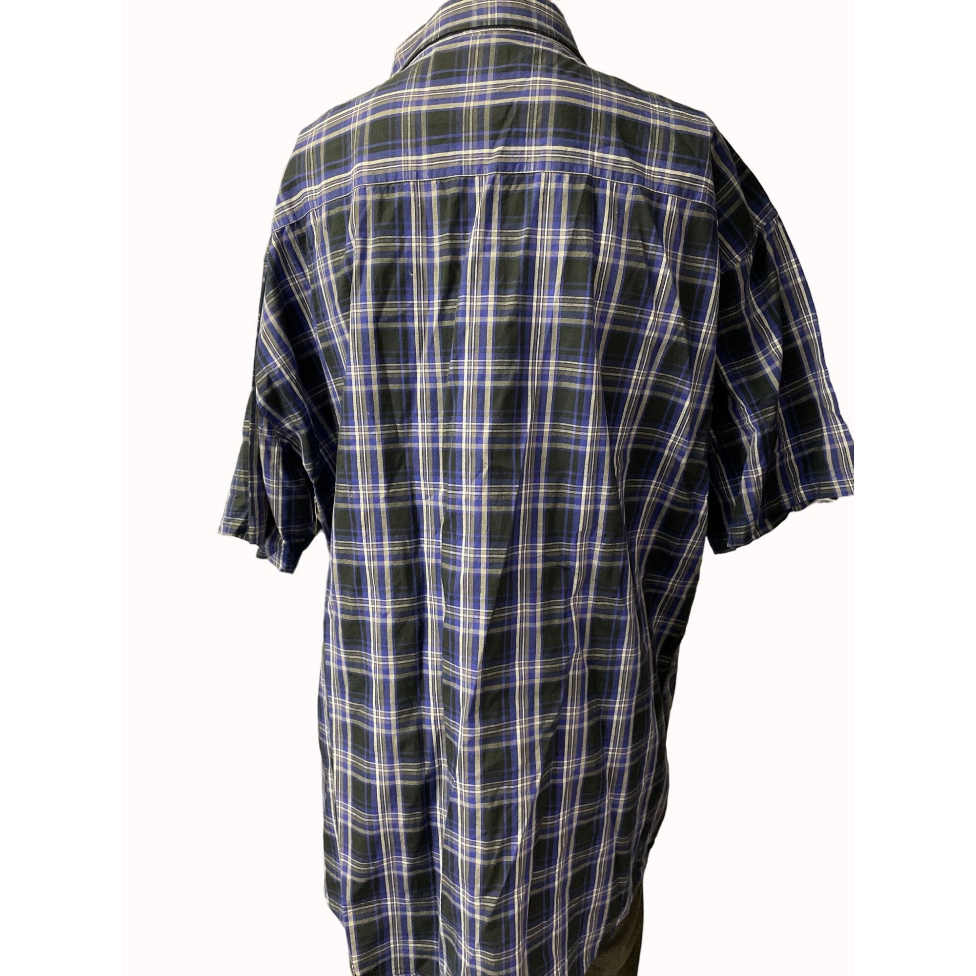 Other Ecko Ltd Men's Blue Checkered Short Sleeve Button up Size 3x Size US XXL / EU 58 / 5 - 3 Thumbnail