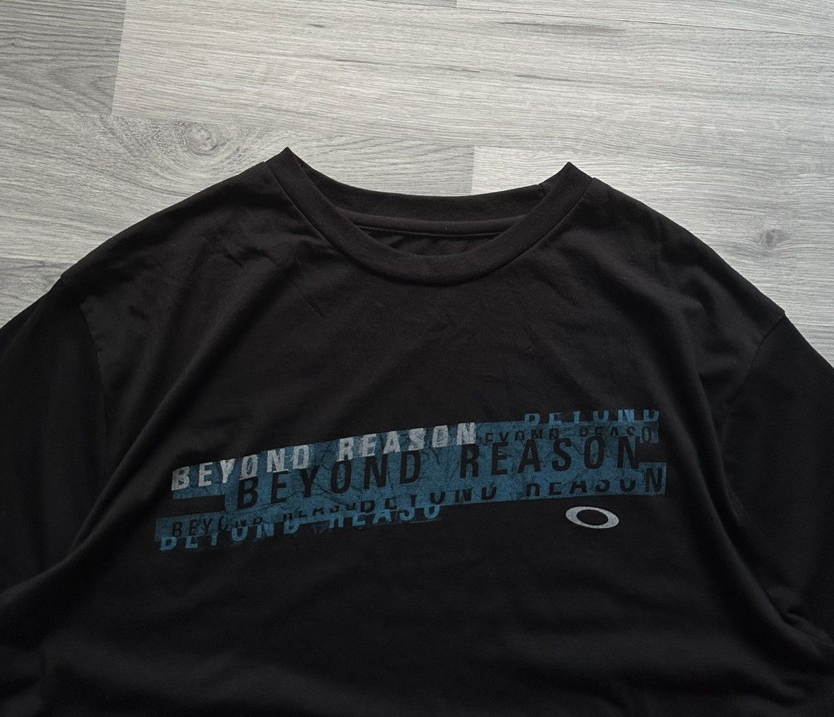 Japanese Brand × Oakley × Vintage Vintage T-shirt Oakley ☠️ beyond reason regular fit hydrolix Size US L / EU 52-54 / 3 - 4 Thumbnail