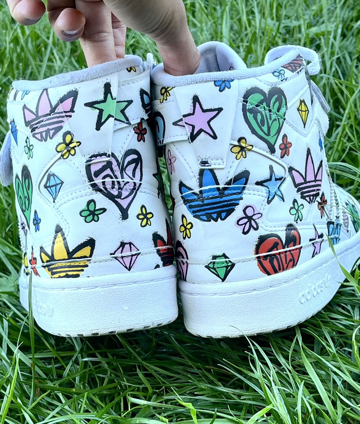 Adidas × Jeremy Scott Adidas x Jeremy Scott Forum 84 Hi Mono – US 8 Size US 8 / EU 41 - 3 Thumbnail
