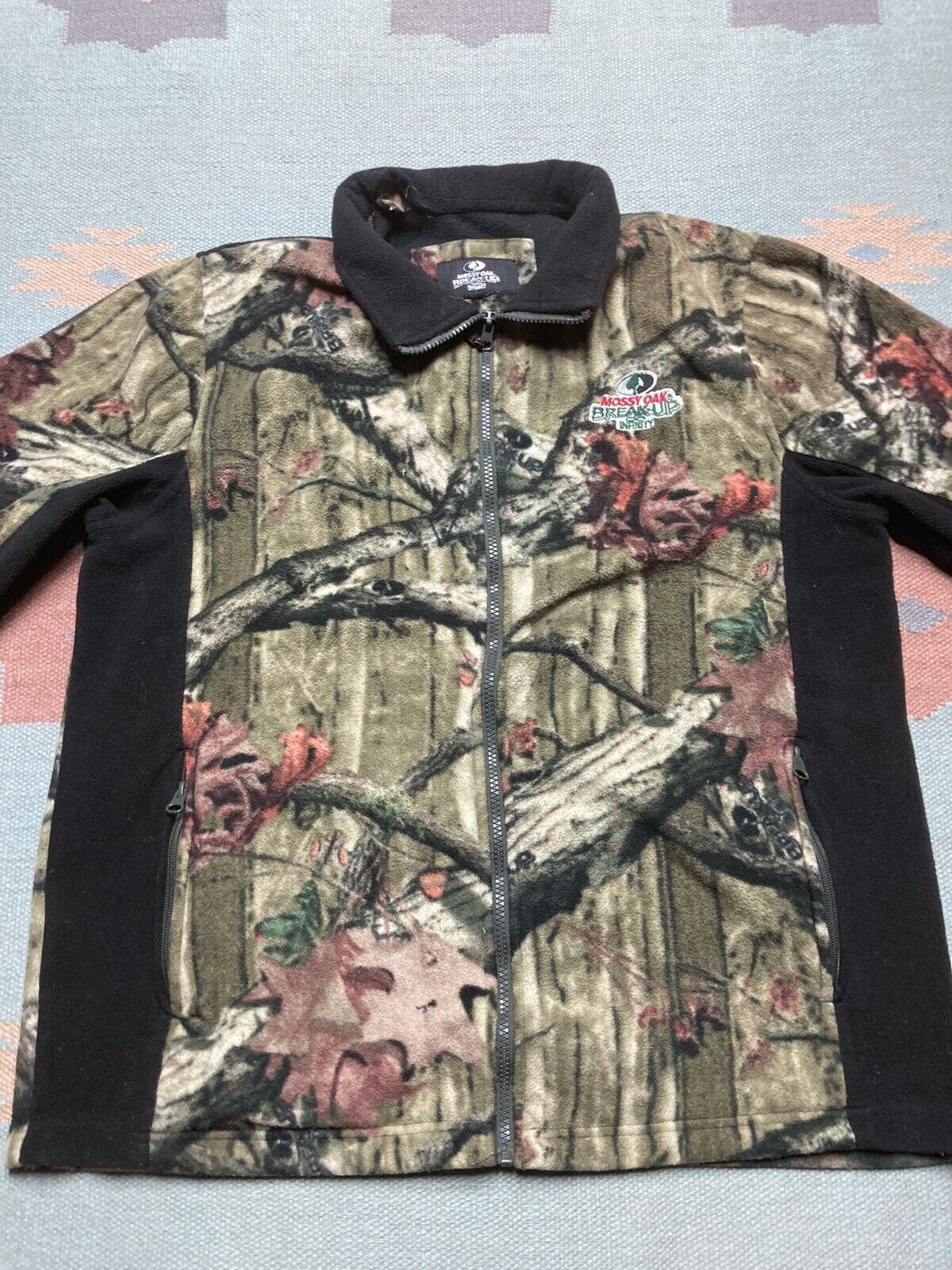 Mossy Oaks × Vintage Mossy oak camo fleece jacket break up infinity hunting XL Size US XL / EU 56 / 4 - 3 Thumbnail