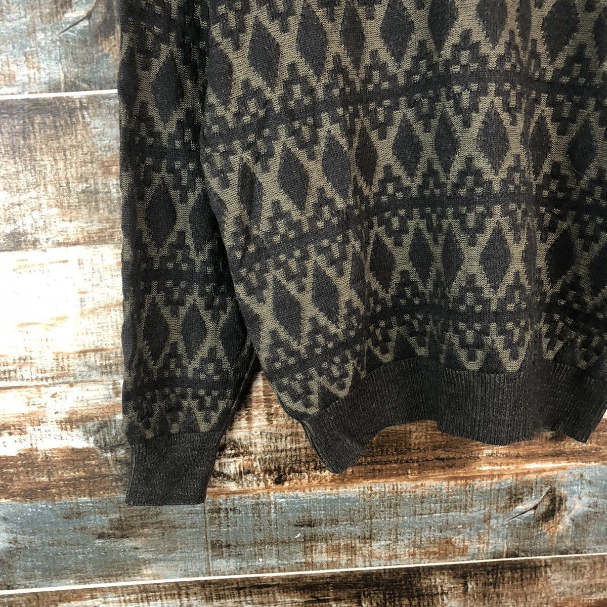 Homespun Knitwear DL Inter Mezzo vintage Brown Knitwear #C669 Size US M / EU 48-50 / 2 - 7 Thumbnail