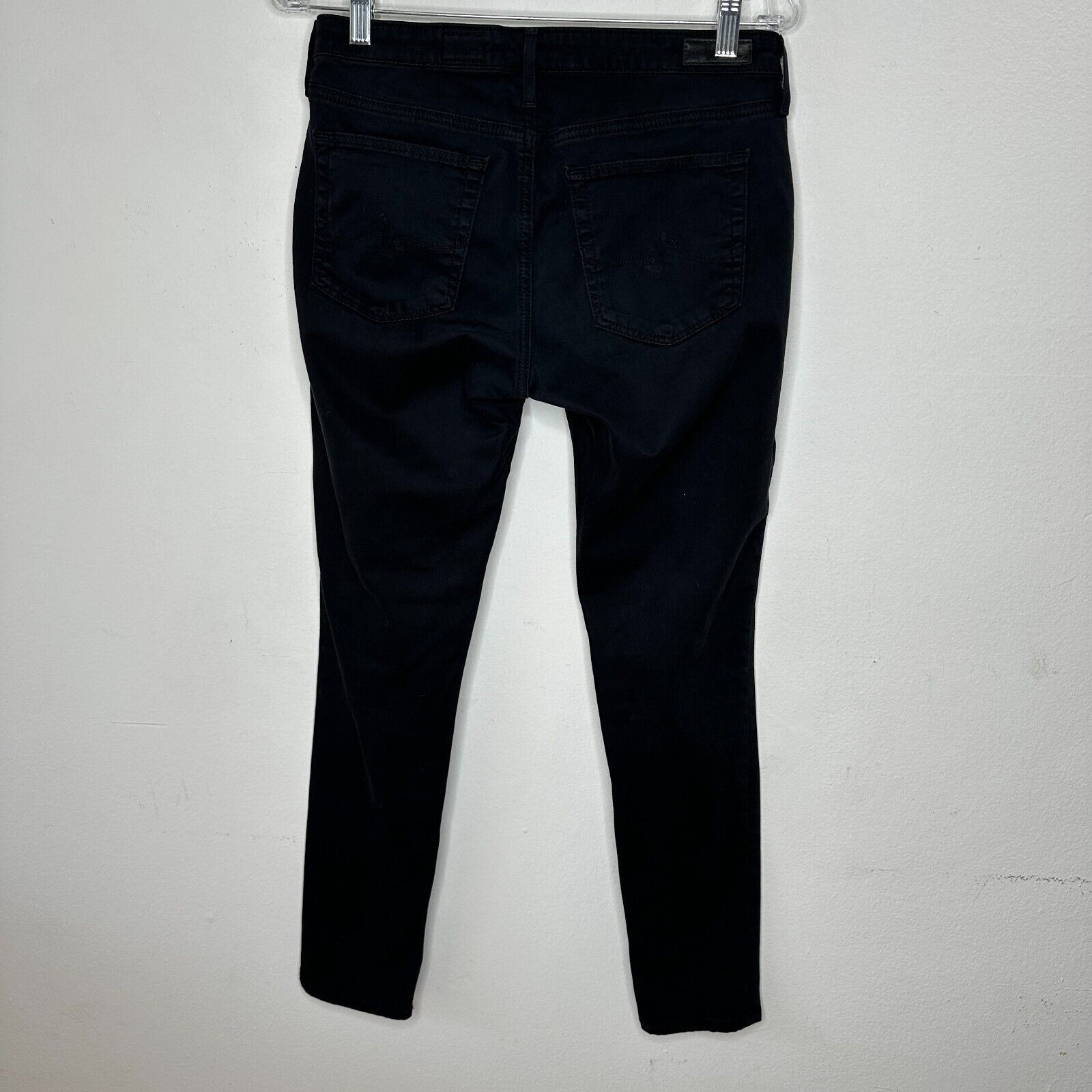 AG Adriano Goldschmied Adriano Goldschmeid Black Ankle Mid Rise Skinny Jeans 27 Size 27" / US 4 / IT 40 - 5 Thumbnail