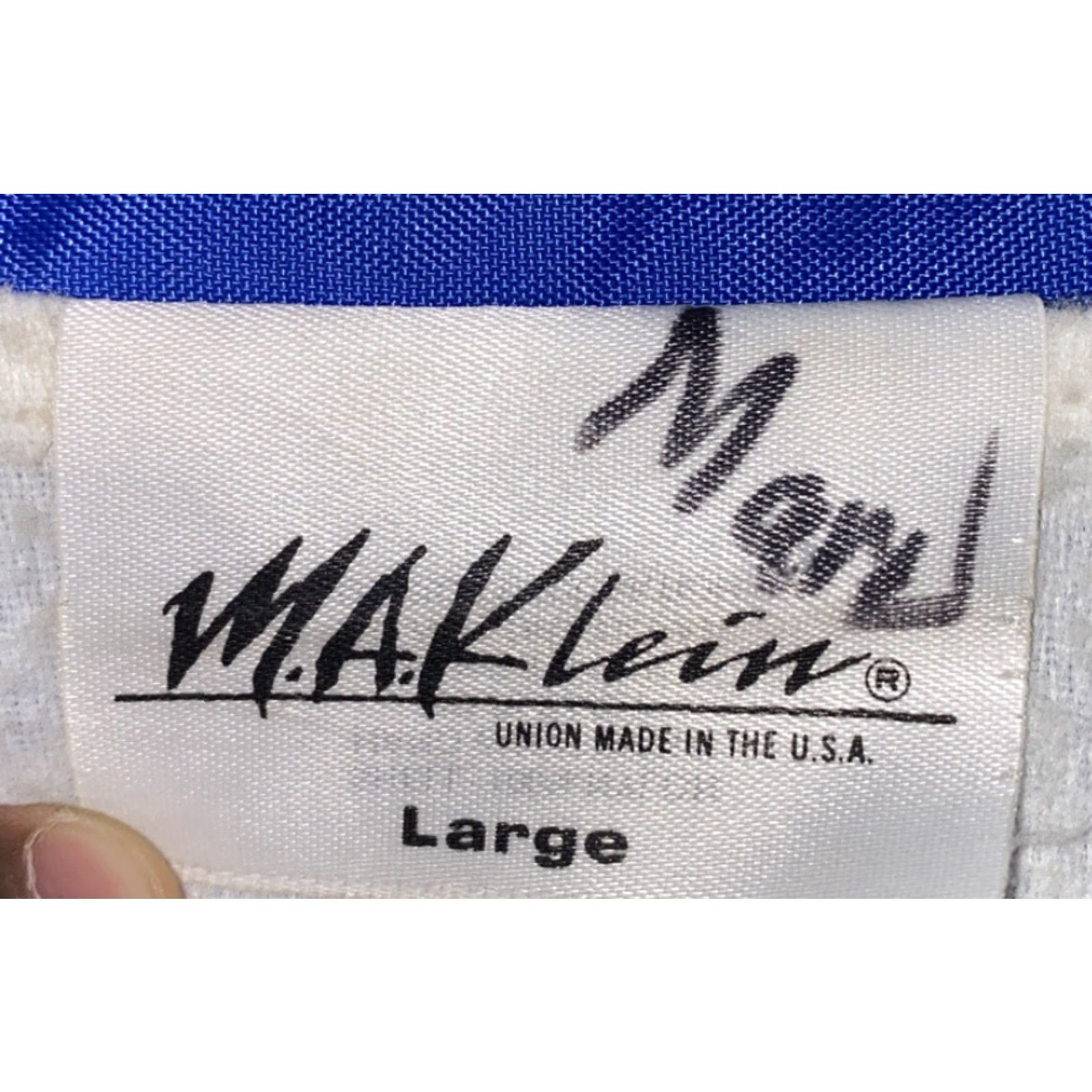 Vintage Mak Lein Jacket Mens Blue USA Made Fleece Lined Snap Button L Size Blue USA Made Fleece Lined Snap Button Jacket Mens L Size US L / EU 52-54 / 3 - 6 Thumbnail