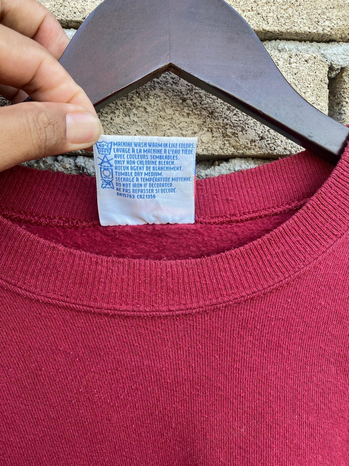 Hanes Vintage Hanes Heavyweight Crewneck Plain Sweatshirt Size US L / EU 52-54 / 3 - 7 Thumbnail