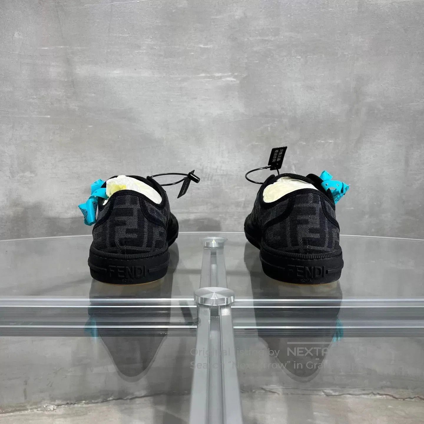 Fendi Black Low-Top Sneakers Size 9. Size US 9 / EU 42 - 5 Thumbnail