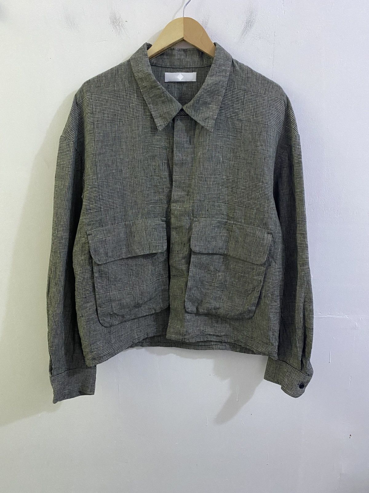 Japanese Brand ETHOSENS Flap Pockets Hidden Button Up Size US M / EU 48-50 / 2 - 1 Thumbnail