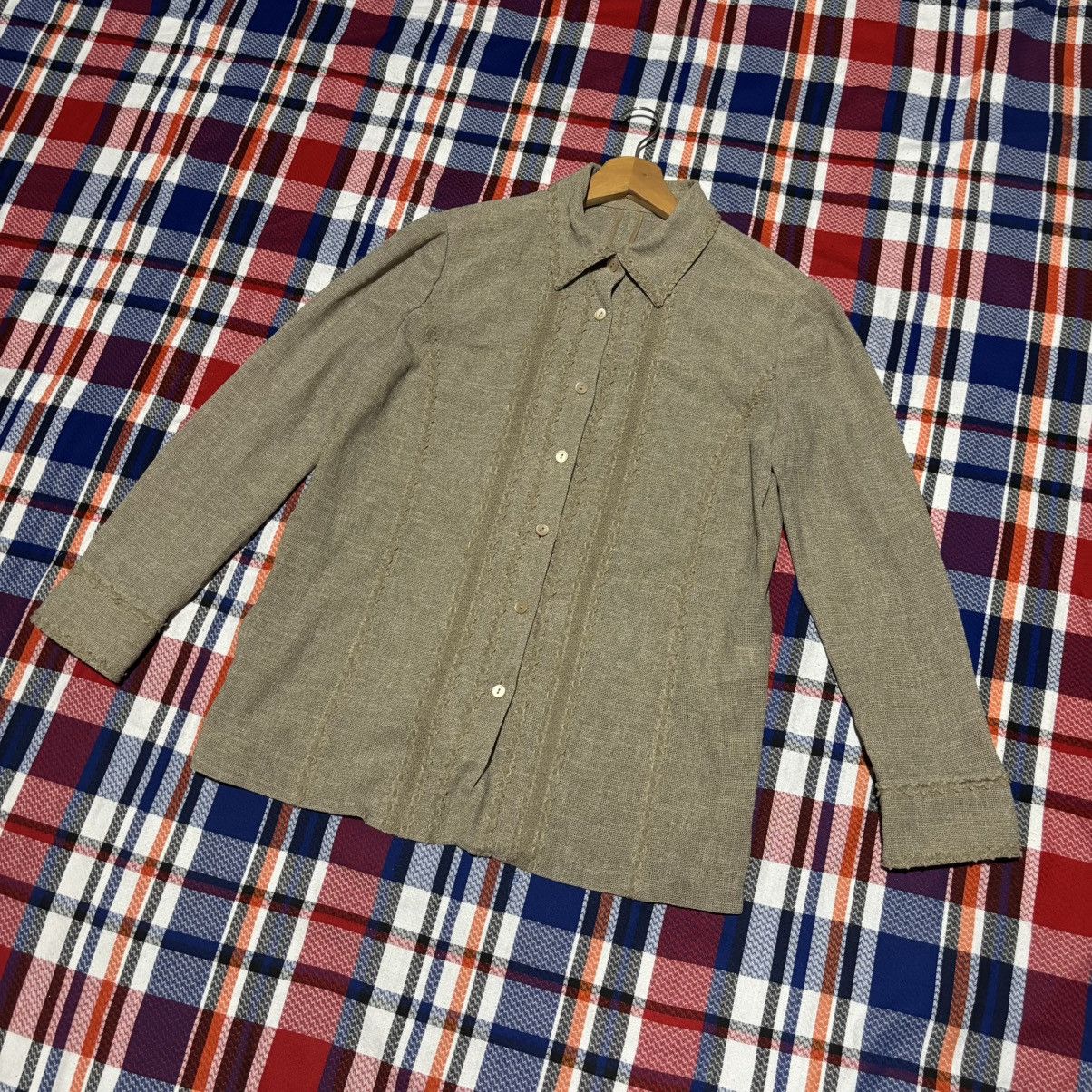 Japanese Brand Vintage Japanese Brand Women’s Shirts Size S / US 4 / IT 40 - 1 Thumbnail