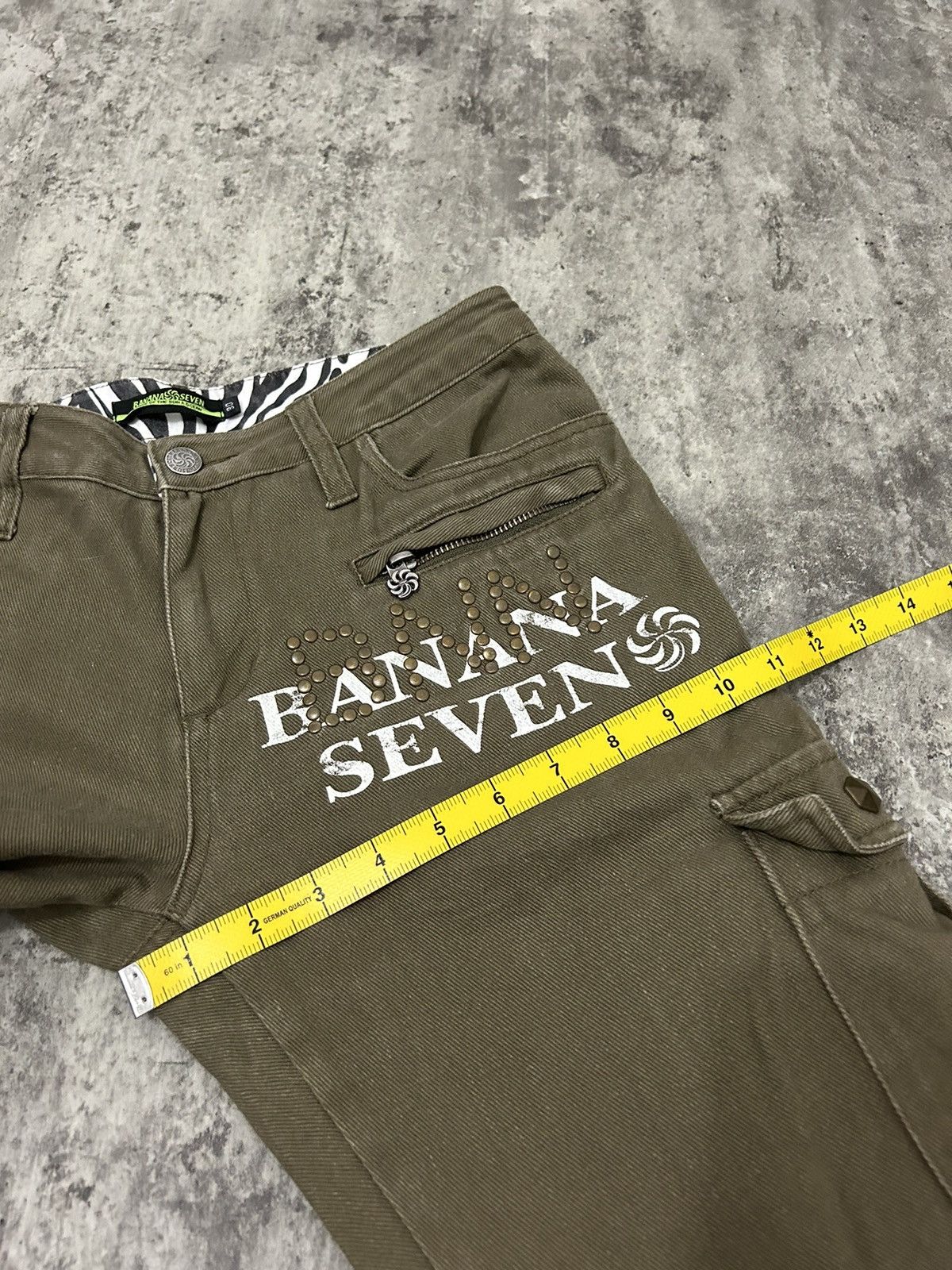 Hysteric Glamour Banana Seven Ring Back Logo Cargo Pants Size US 30 / EU 46 - 16 Thumbnail