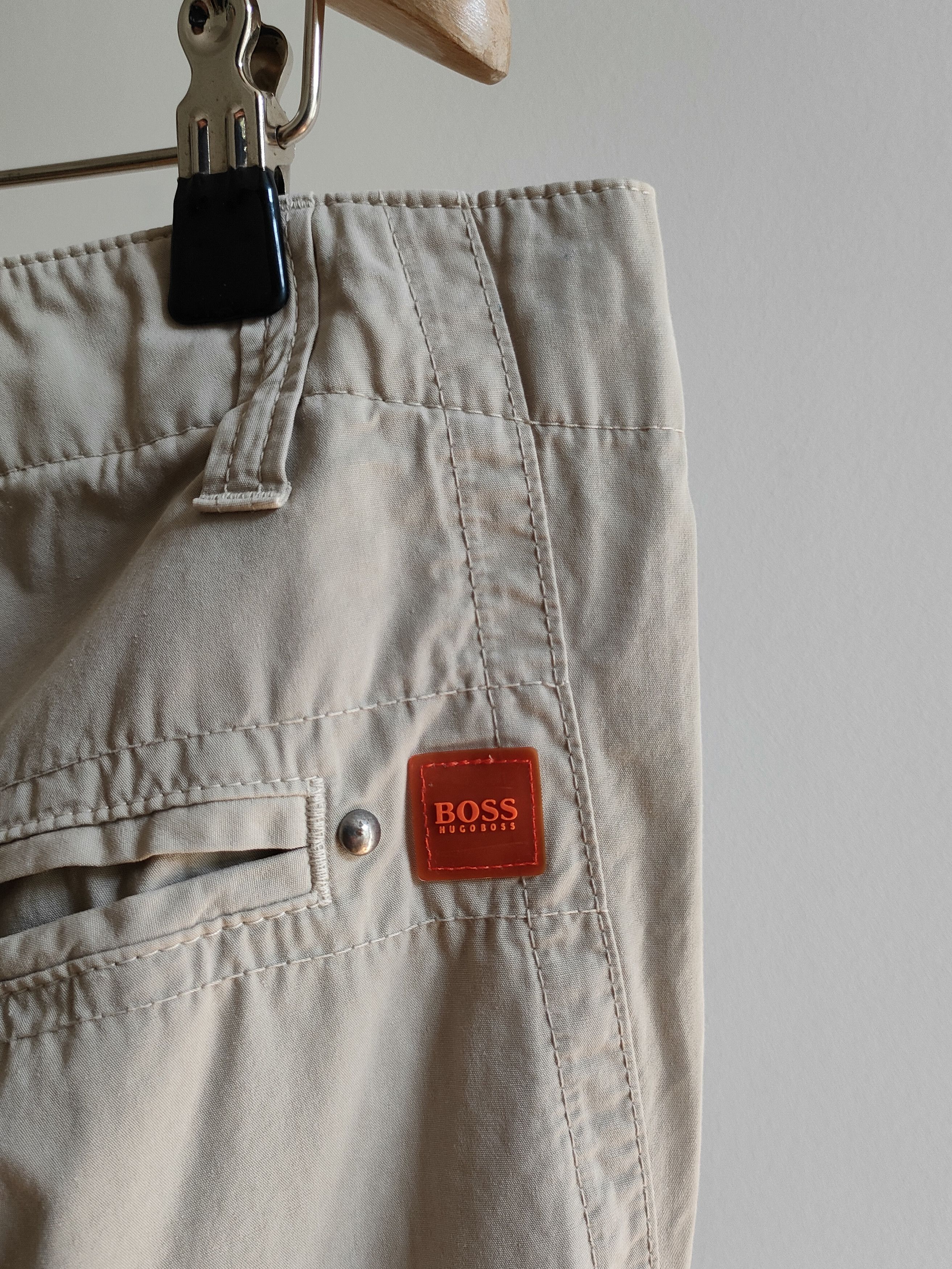 Hugo Boss 2000s Boss Orange Concealed Knee Pockets Chinos Size US 36 / EU 52 - 7 Thumbnail