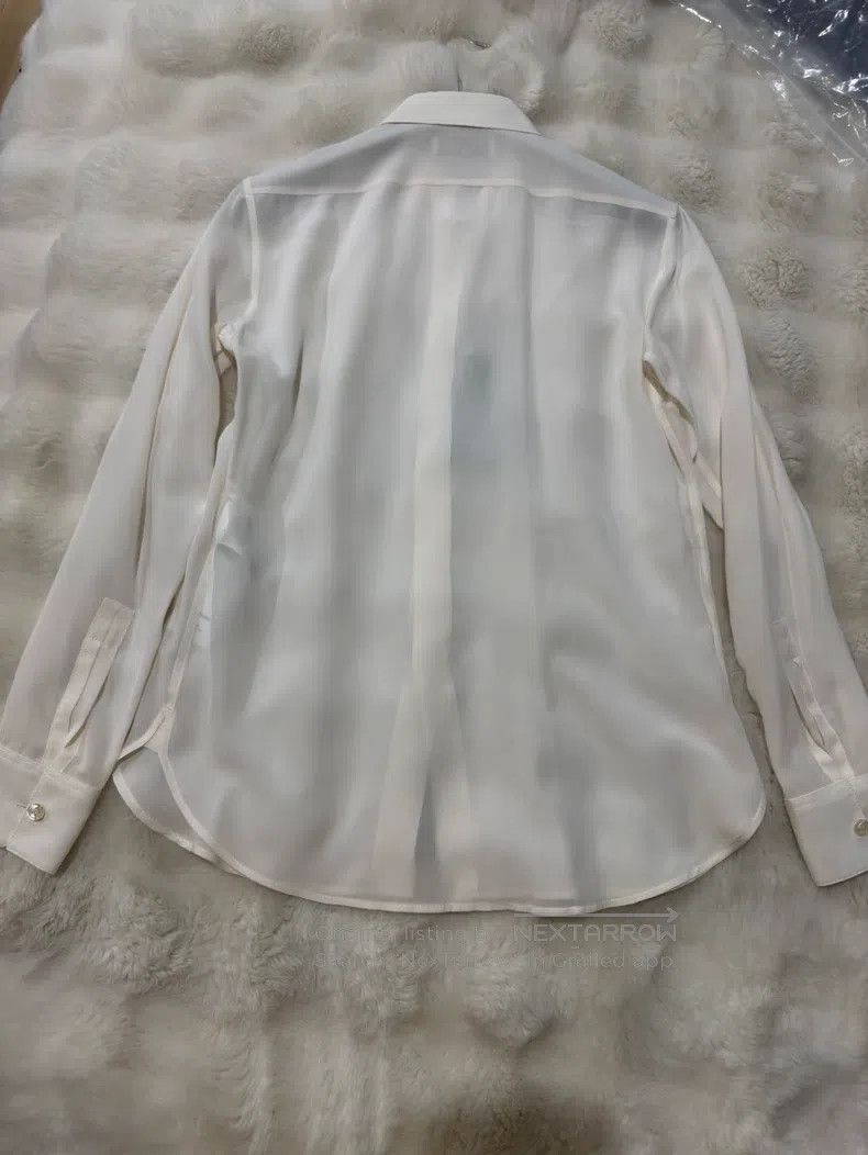 Saint Laurent Paris Saint Laurent Paris Silk Shirt Size XS / US 0-2 / IT 36-38 - 5 Thumbnail