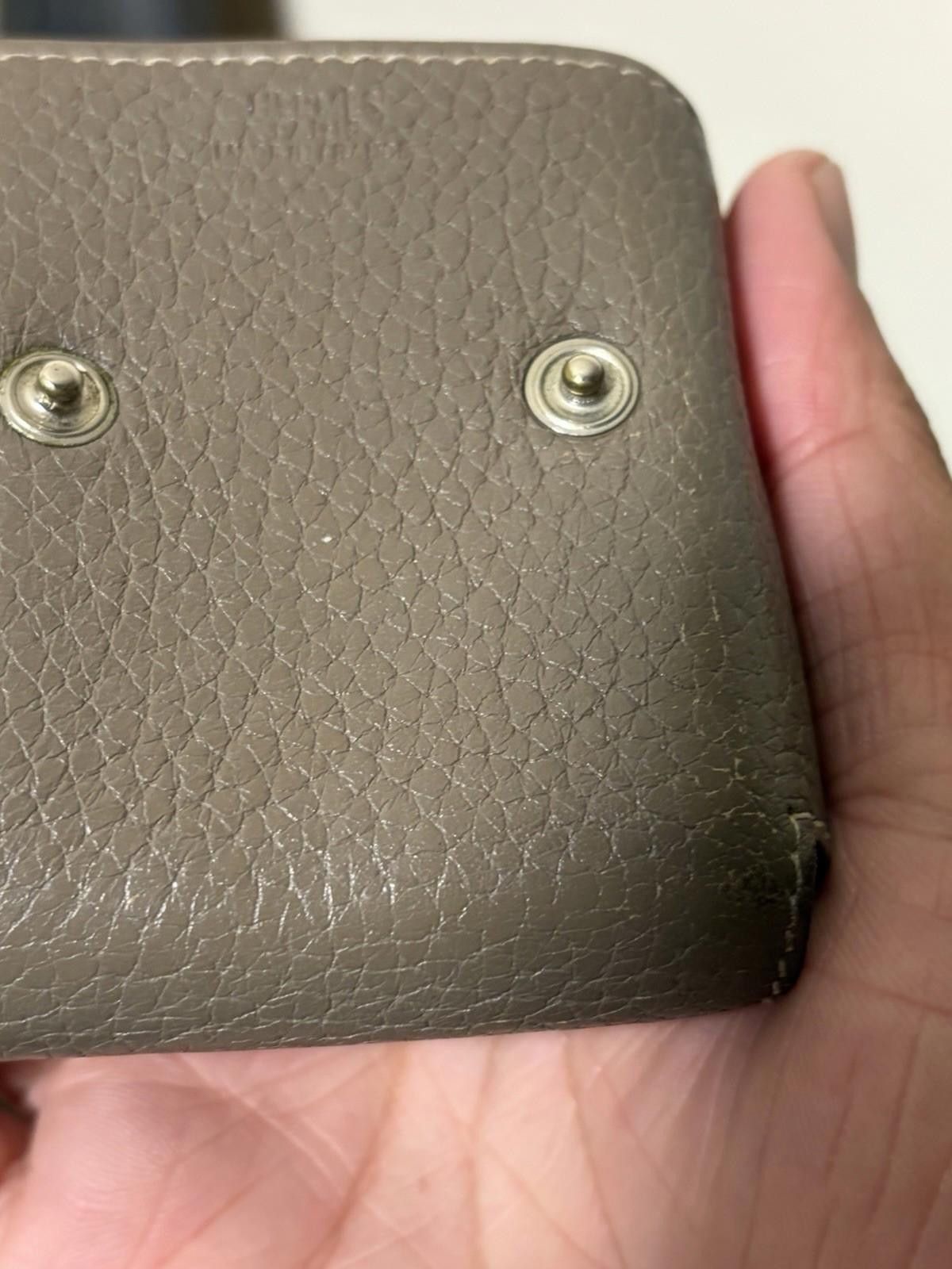 Hermes Hermes Gray Pebbled Leather Cigarette Case Holder Size ONE SIZE - 12 Thumbnail