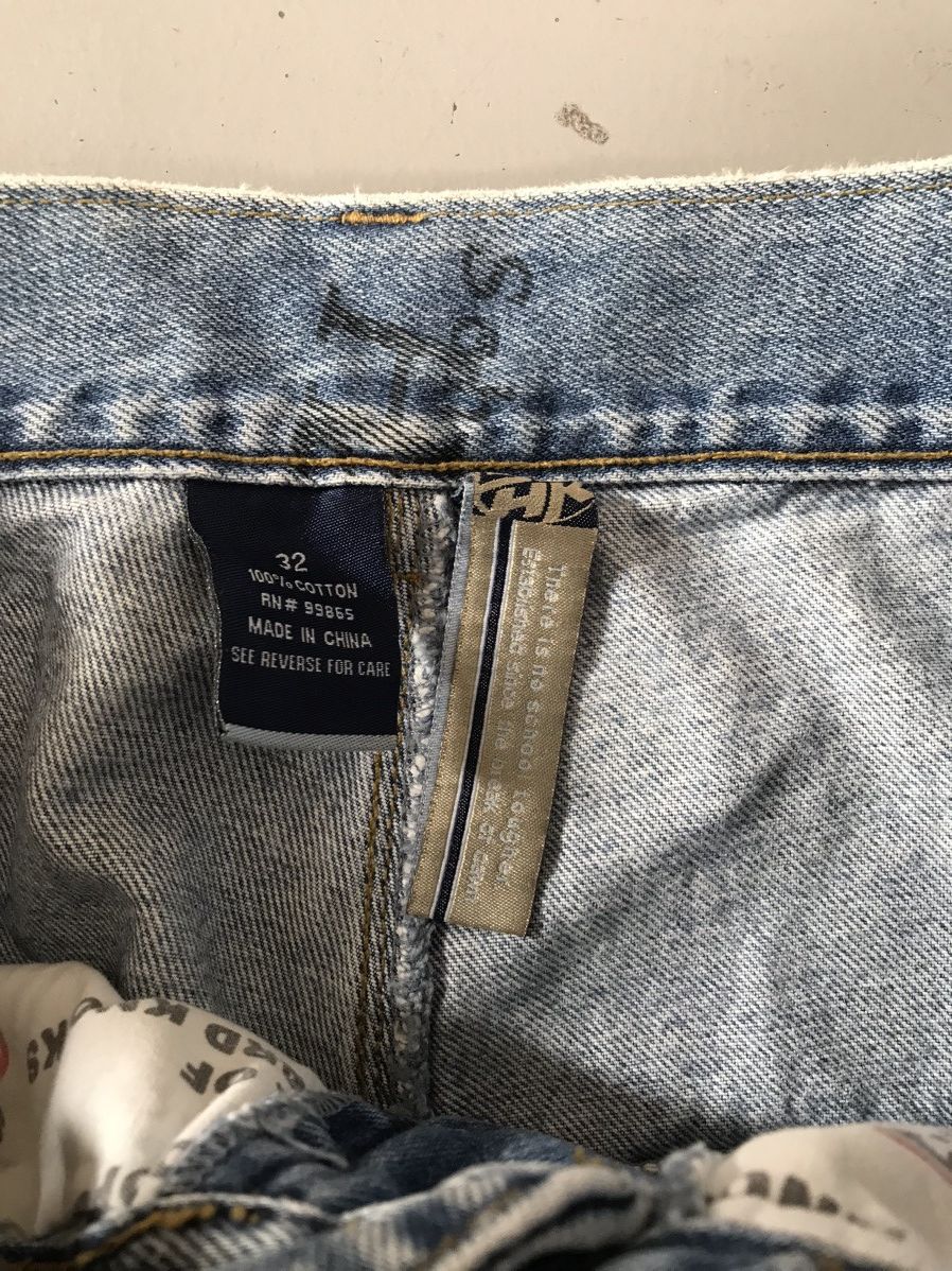 Fubu × Vintage Vintage school of hard knocks printed denim Size US 31 - 8 Thumbnail