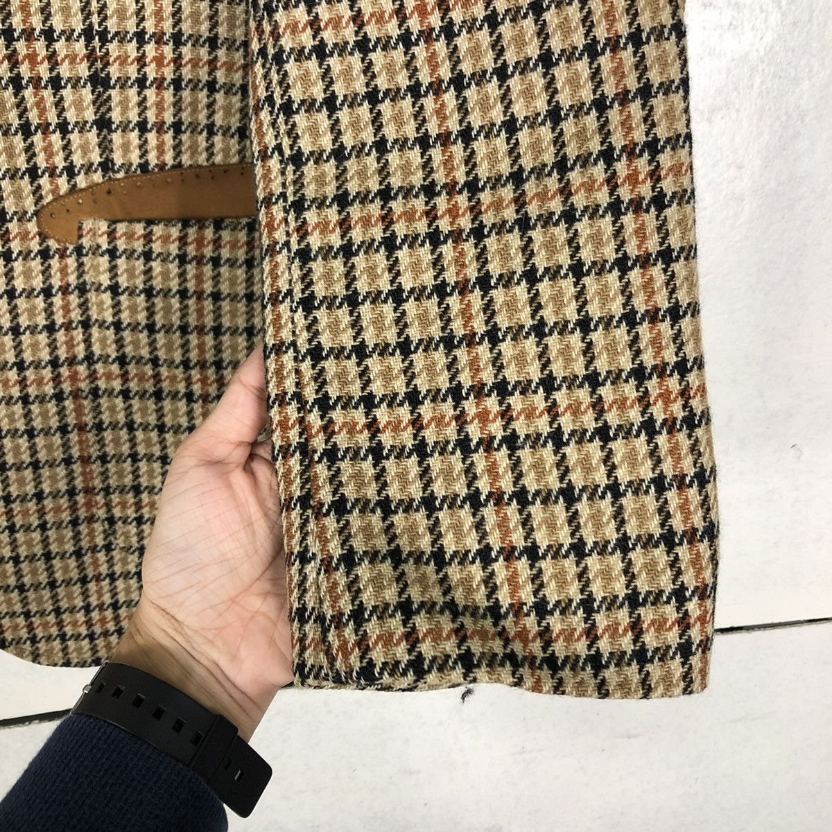 Japanese Brand 🔥VINTAGE DAKS LONDON COATS LEATHER PARTS POCKETS NOVA CHECK Size US S / EU 44-46 / 1 - 17 Thumbnail