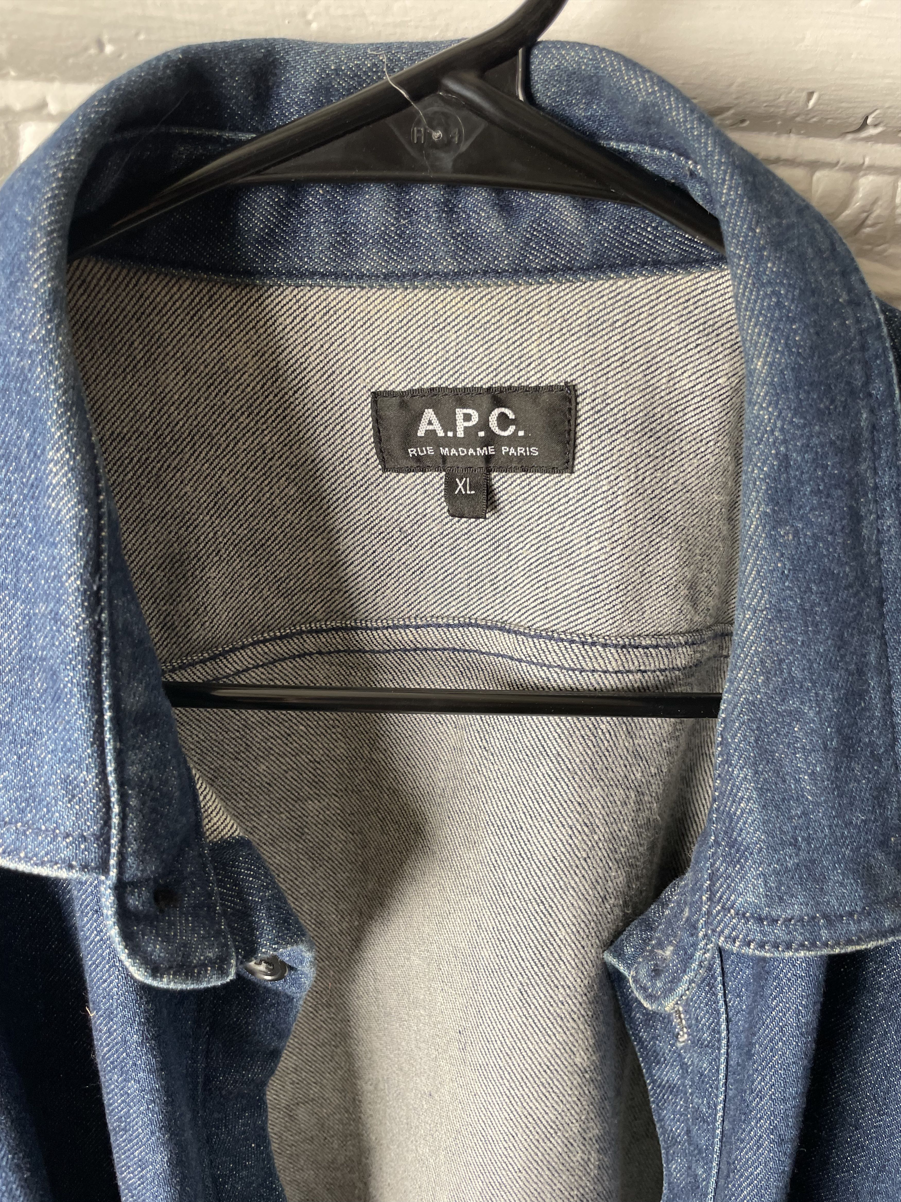 A.P.C. Denim Shirt Size US XL / EU 56 / 4 - 3 Thumbnail