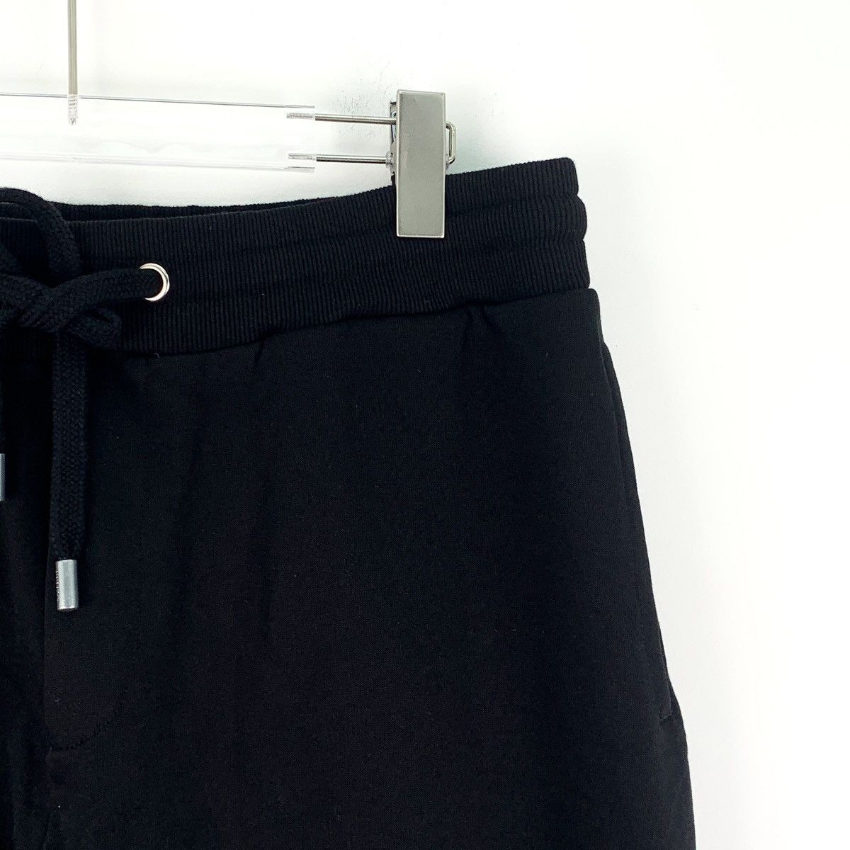 Kenzo Kenzo Black Cotton Drawstring Casual Pants K26WX Size US 38 / EU 54 - 3 Thumbnail