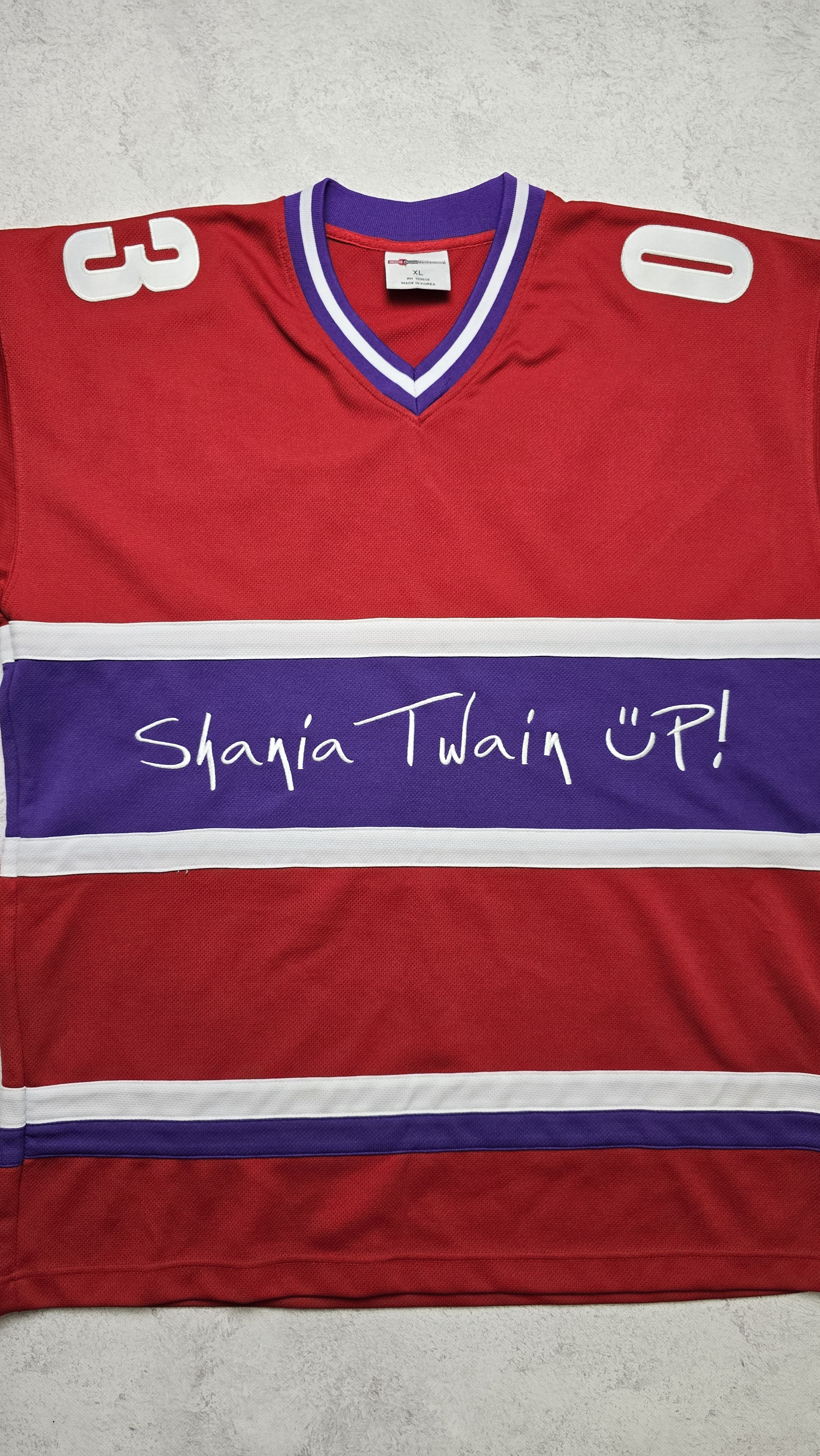 Other Shania Twain UP Hockey Jersey Y2K Tour Merch Rare Size US XL / EU 56 / 4 - 13 Thumbnail