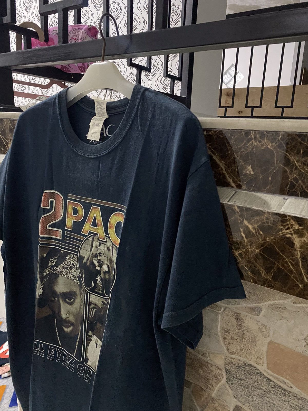 Band Tees × Rap Tees × Vintage Tupac shakur all eyez on me rap tees Size US L / EU 52-54 / 3 - 2 Thumbnail