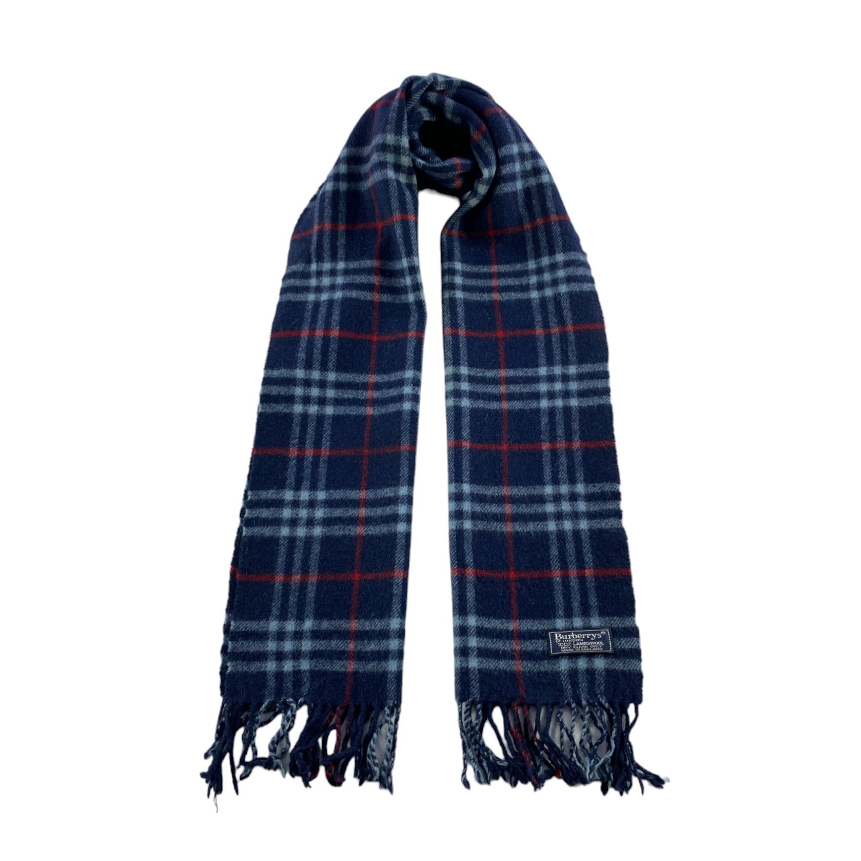 Burberry × Vintage Burberry Scarf / Muffler / Neckwear - WW1059 Size ONE SIZE - 1 Thumbnail