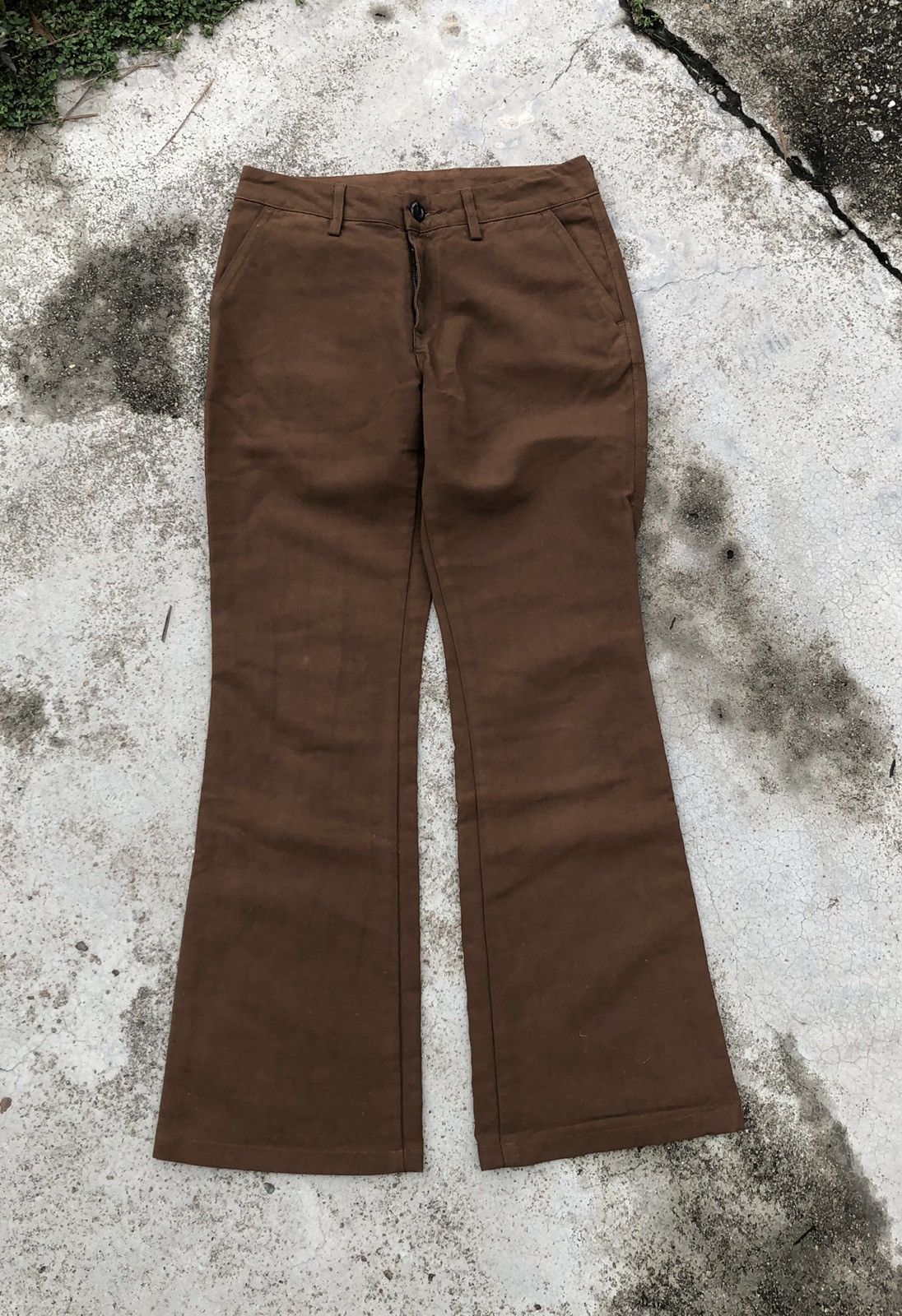 Japanese Brand FLARED ET BOITE PANT BY BLUEWAY JAPAN Size 27" / US 4 / IT 40 - 1 Thumbnail