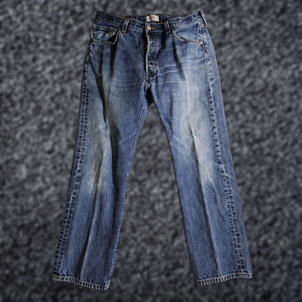 Levi's VINTAGE Levi’s 501 XX Jeans, Denim, Button Fly, Red Tag, Mens Sz 36X30, Blue, 90s, USA, Regular Fit Size US 36 / EU 52 - 1 Thumbnail