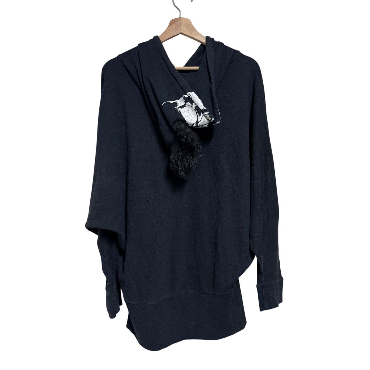 Le Grande Bleu (L.G.B.) GLAD NEWS Mohawk Hoodie Rock Skull Size US M / EU 48-50 / 2 - 13 Thumbnail
