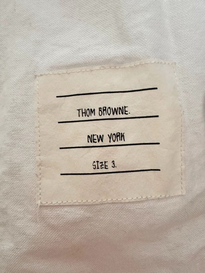 Thom Browne Thom Browne Classic basic striped shirt Size US L / EU 52-54 / 3 - 6 Thumbnail
