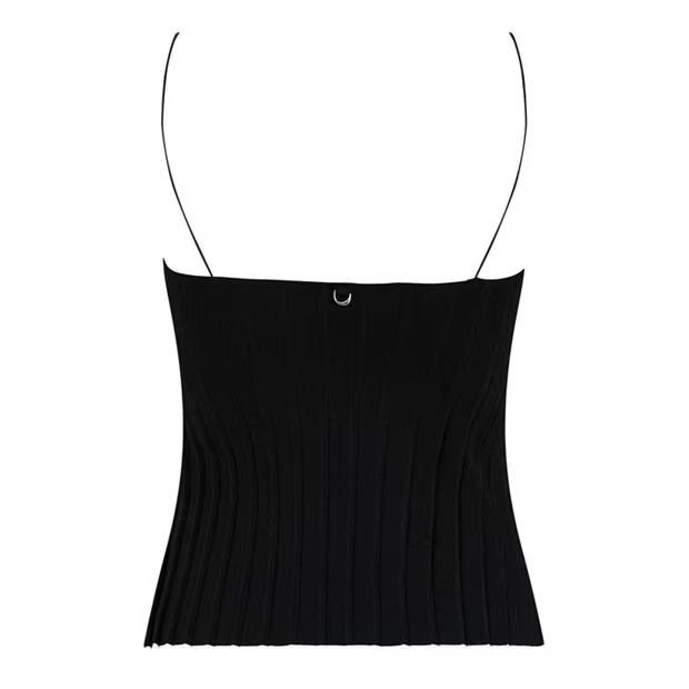 Jacquemus o1g2r1mq1024 Tank Top in Black Size XS / US 0-2 / IT 36-38 - 2 Thumbnail